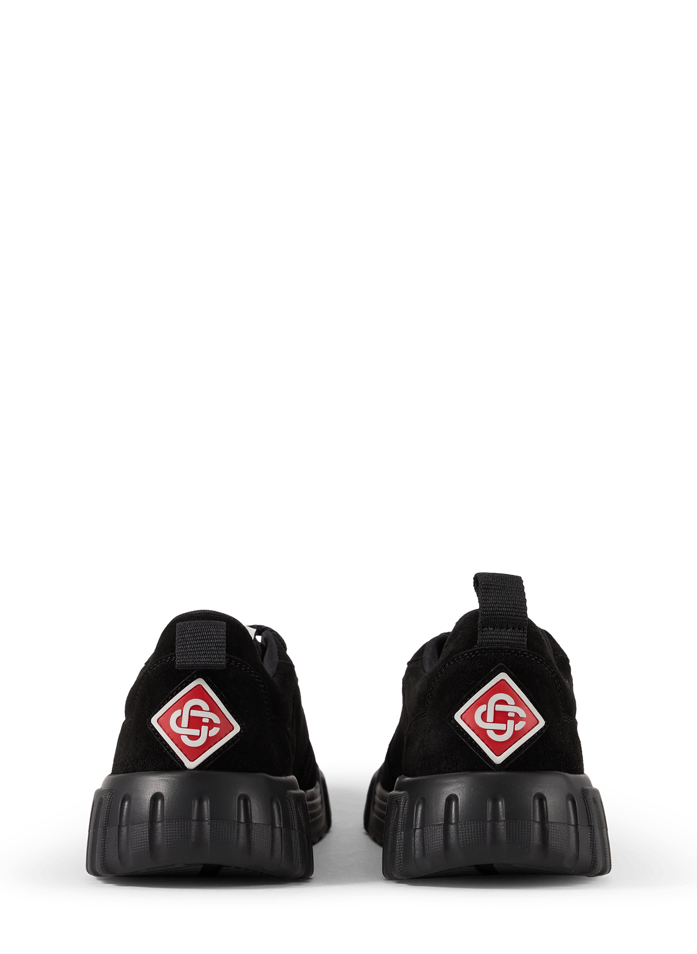 Zapatillas bajas de cuero CASABLANCA PARIS Negro