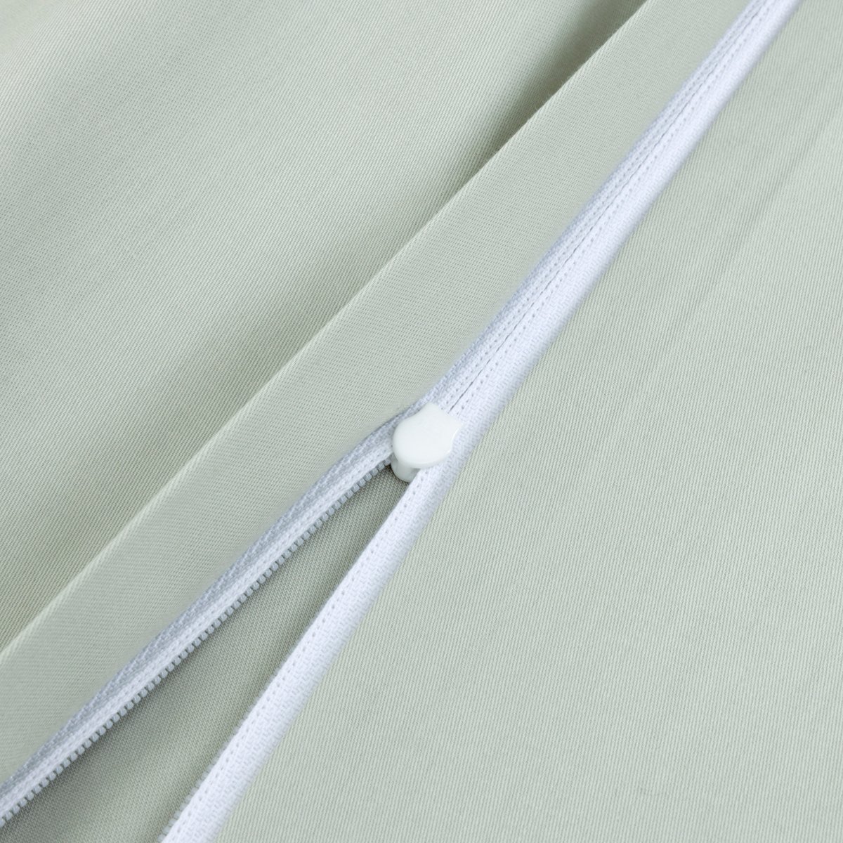 Housse de couette en satin de coton, b linea | Vert BOSS HOME Maison