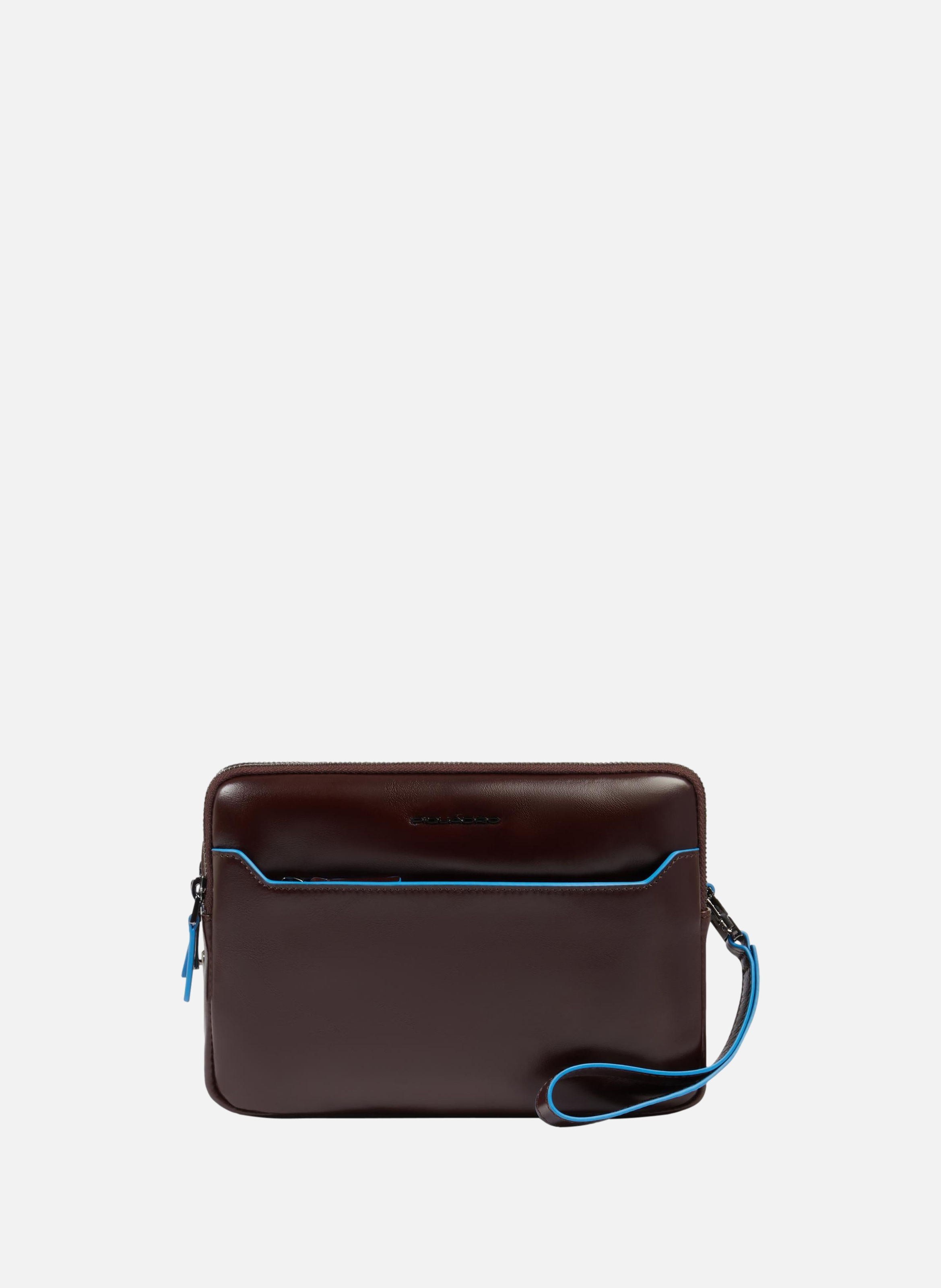Handtas met vingerafdrukslot PIQUADRO Bruin