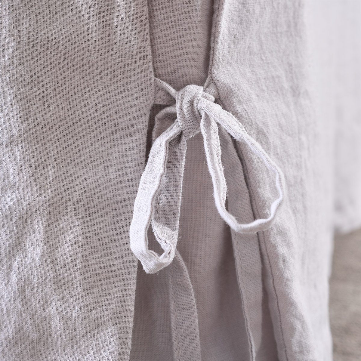 Cache sommier en lin, casper DESFORGES Gris