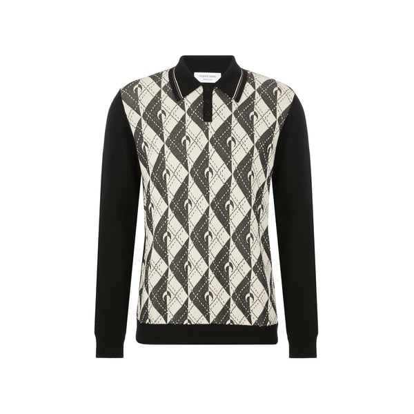 Polo avec imprimé diamant