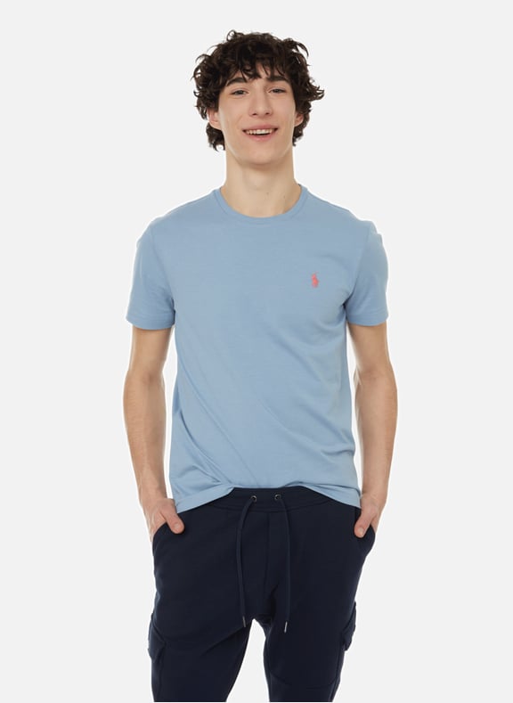 T-shirt droit en coton Bleu by POLO RALPH LAUREN POLO RALPH LAUREN T-shirt droit en coton Bleu