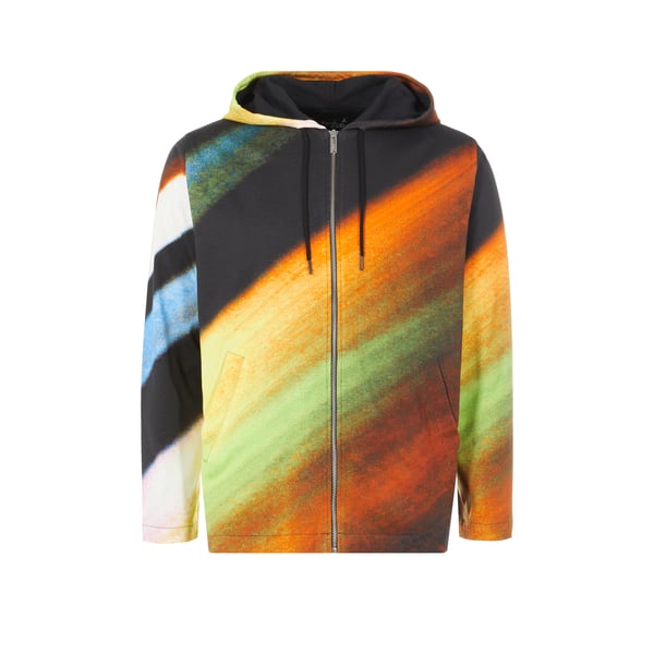 Hoodie zippé en coton