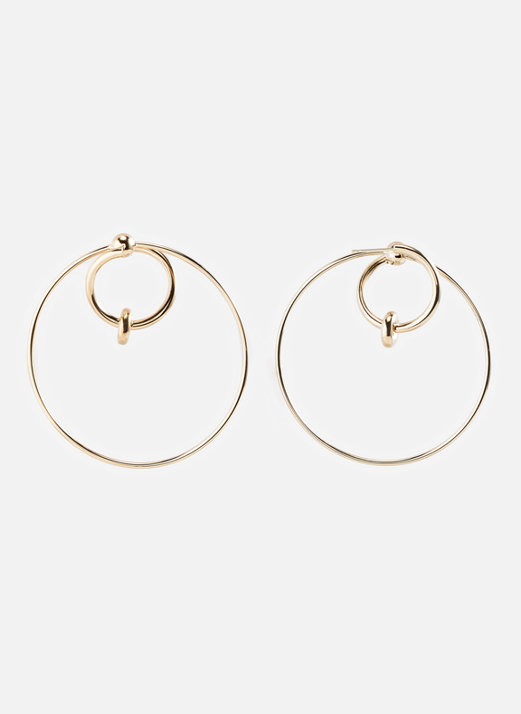 JUSTINE CLENQUET Eva earrings  Silver