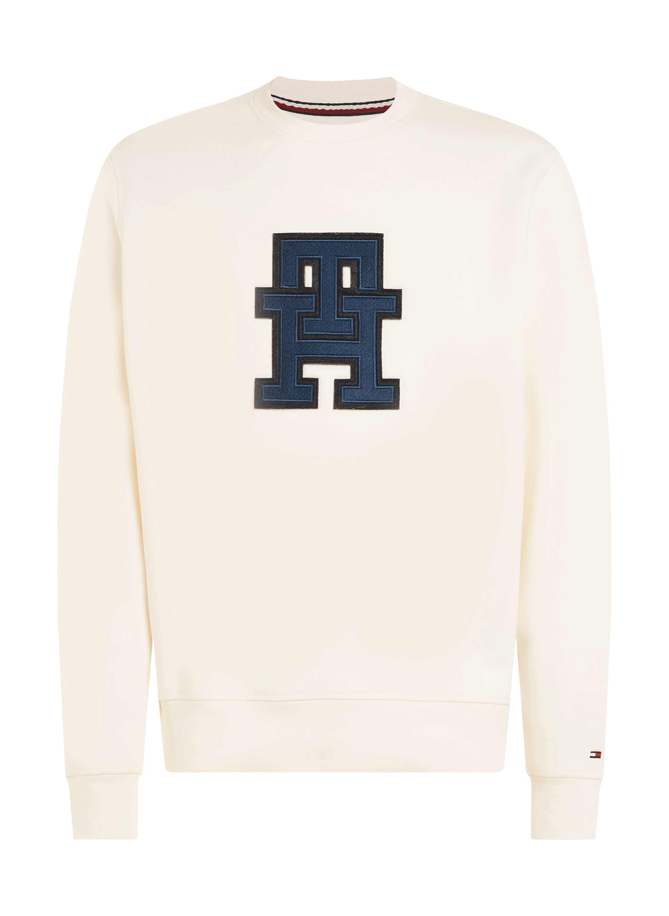 Sweatshirt en coton et polyester recyclé