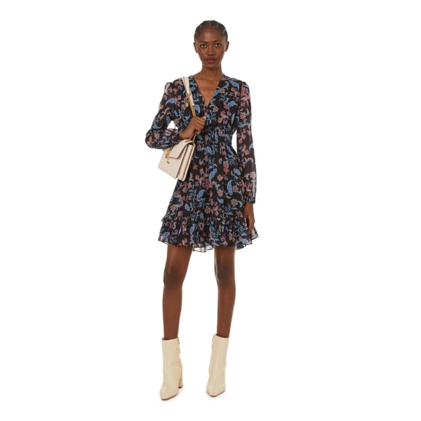 Robe trapèze à motif