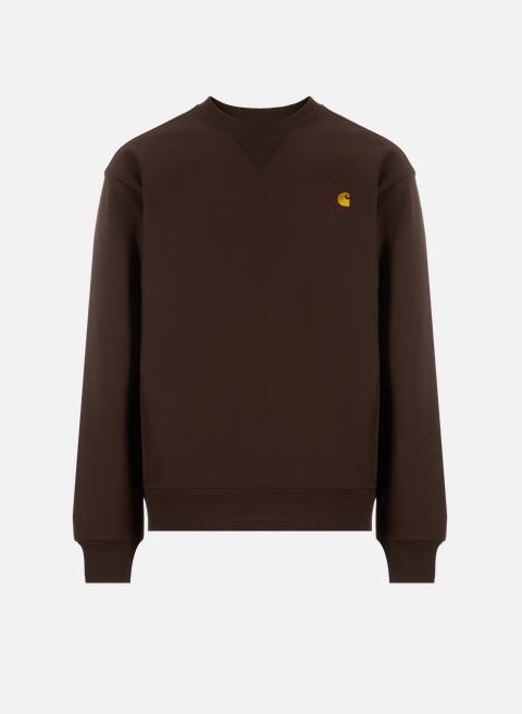 Sweatshirt en coton BrownCARHARTT WIP 