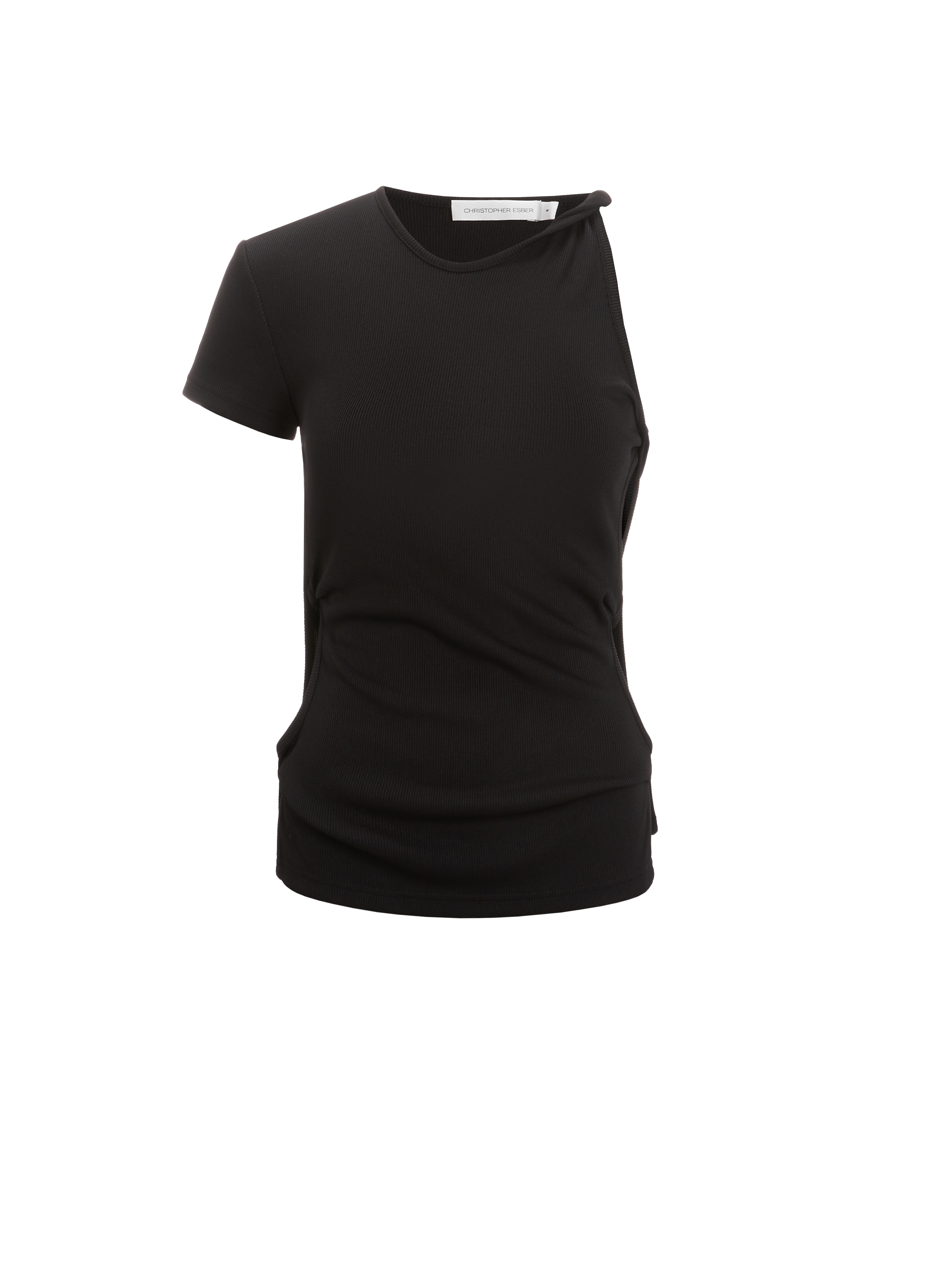 Top torsadé CHRISTOPHER ESBER Noir