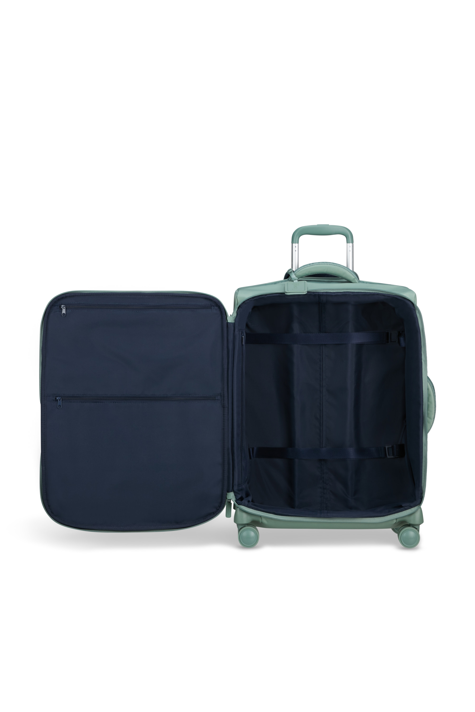 Plume valise 4 roues taille m LIPAULT PARIS Vert