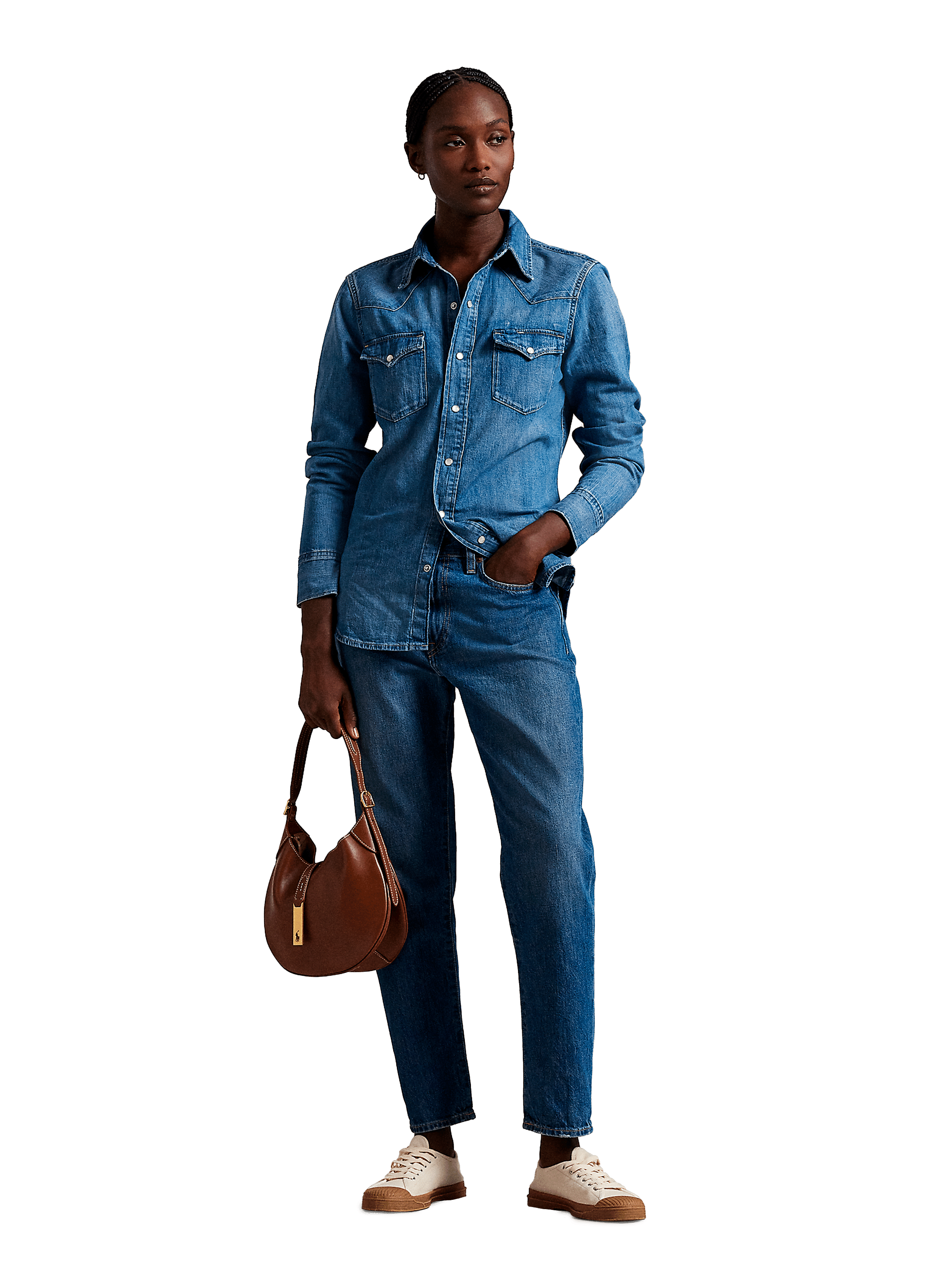 Bleached denim Shirt POLO RALPH LAUREN Multicolour