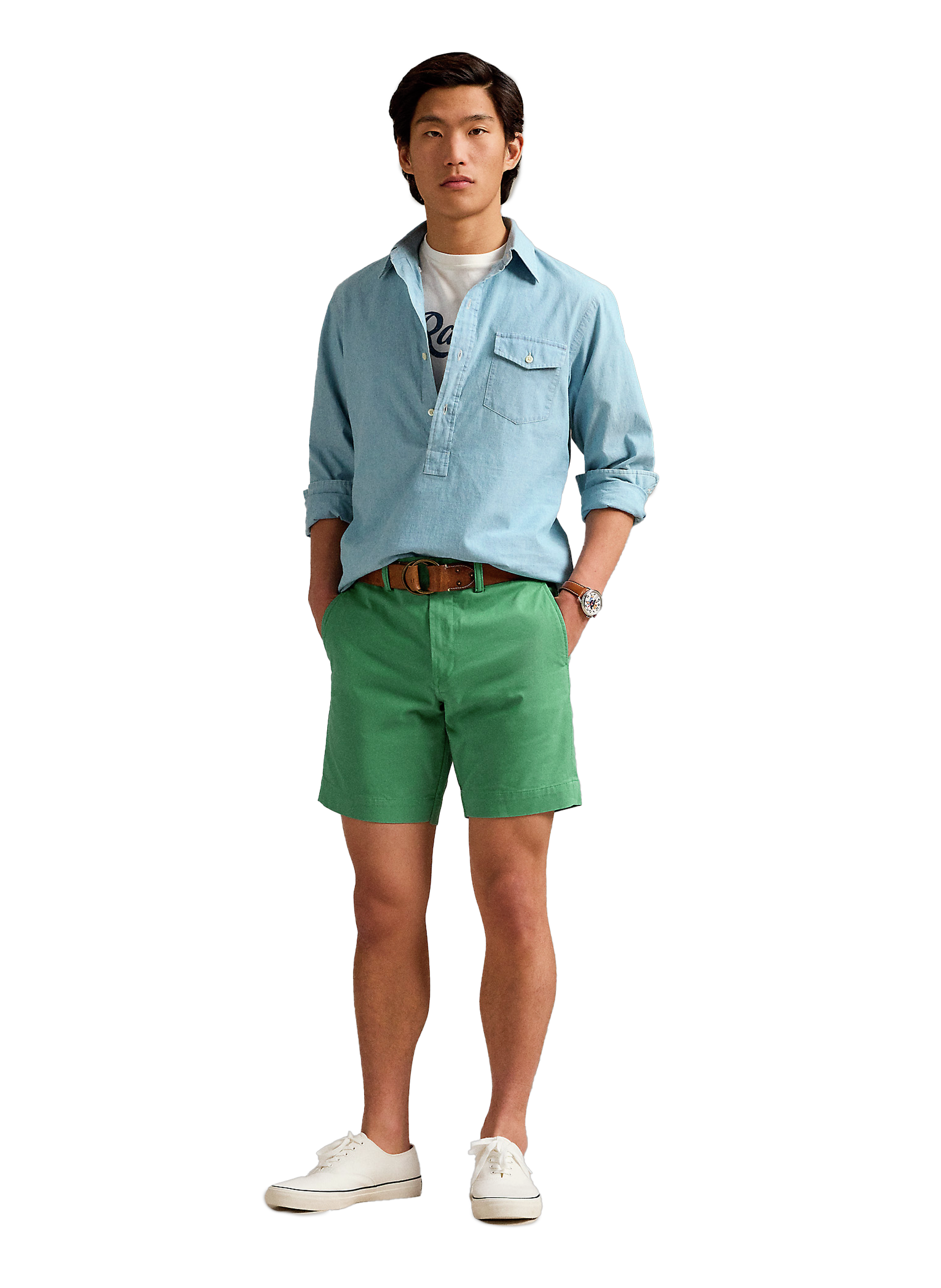 Cotton Shorts POLO RALPH LAUREN Blue