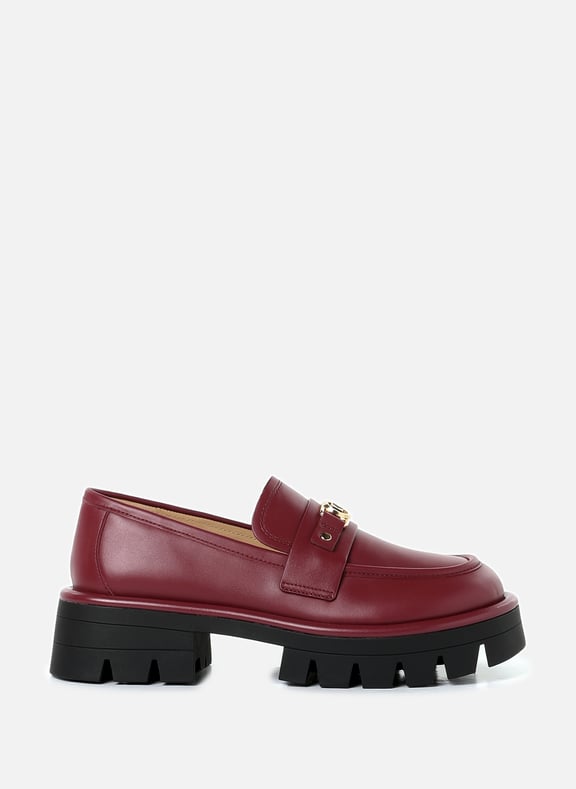 Mocassins en cuir Rouge by MICHAEL KORS MICHAEL KORS Mocassins en cuir Rouge