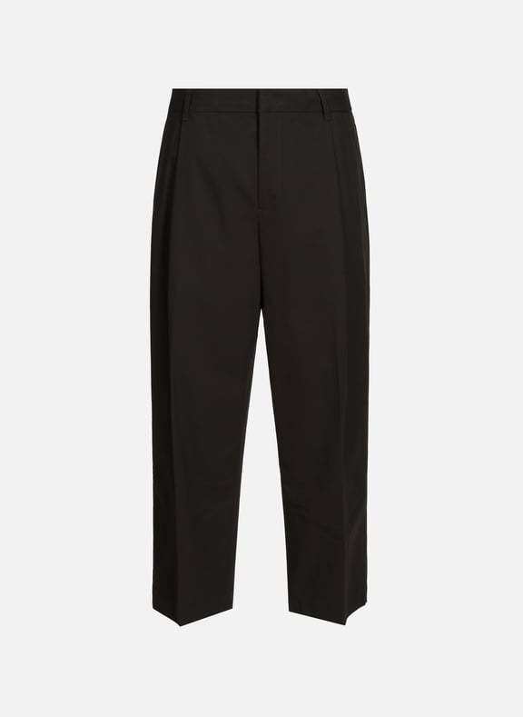 Short pleated pants Black by MAISON KITSUNÉ MAISON KITSUNÉ Short pleated pants Black