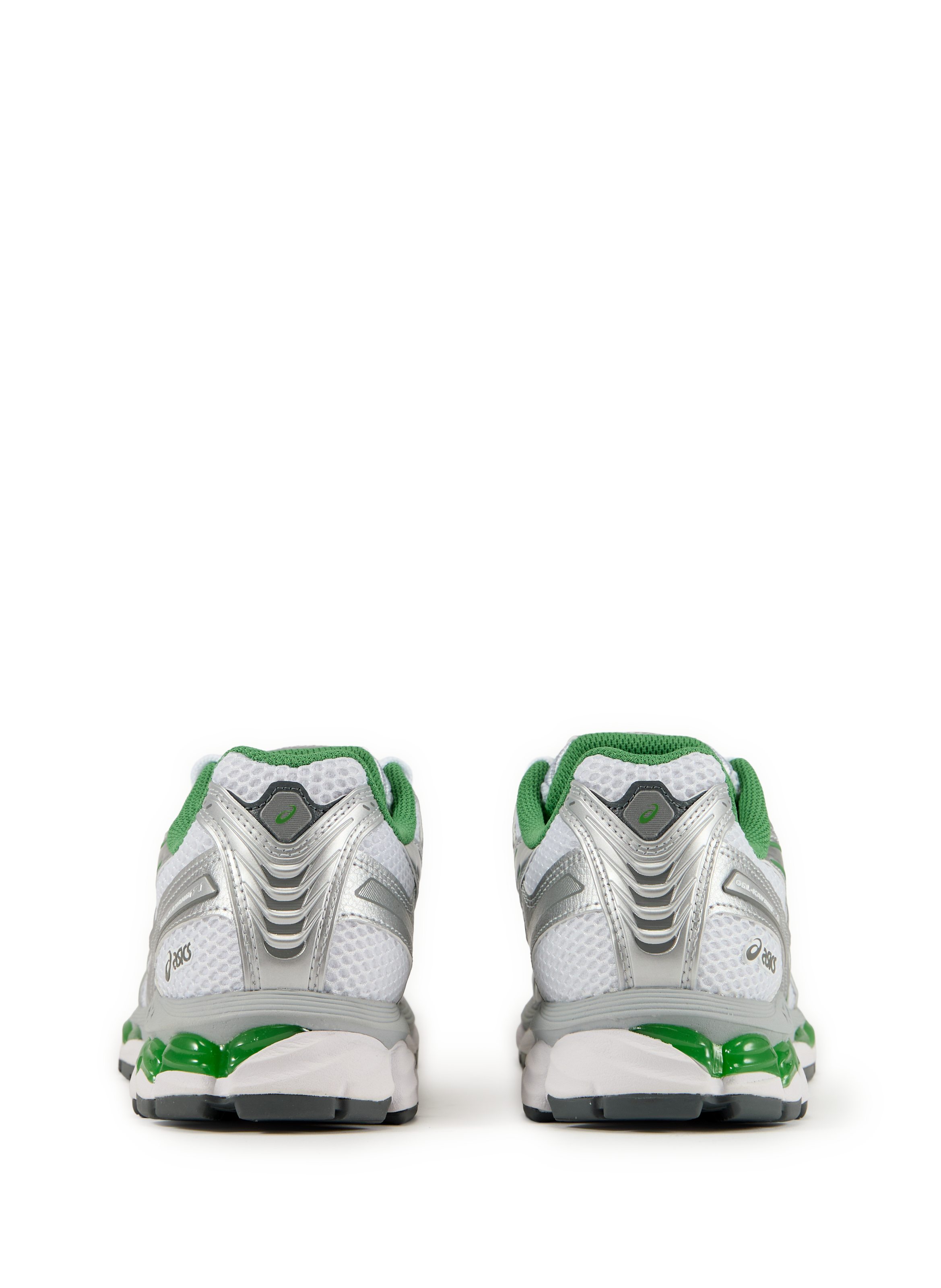 Mixed leather sneakers ASICS White