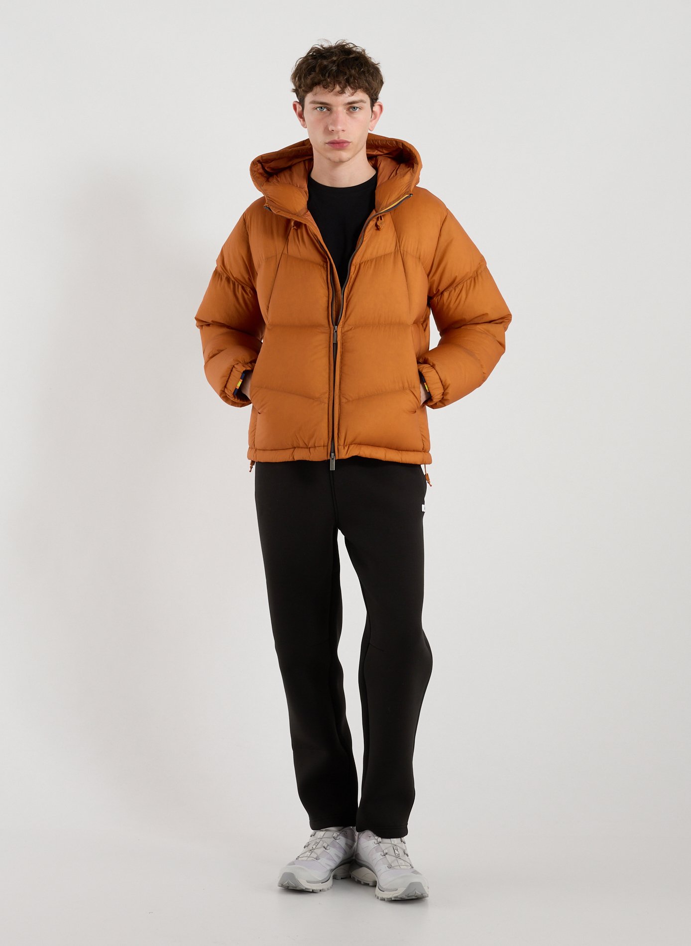 Doudoune matelassée à capuche K-WAY Orange