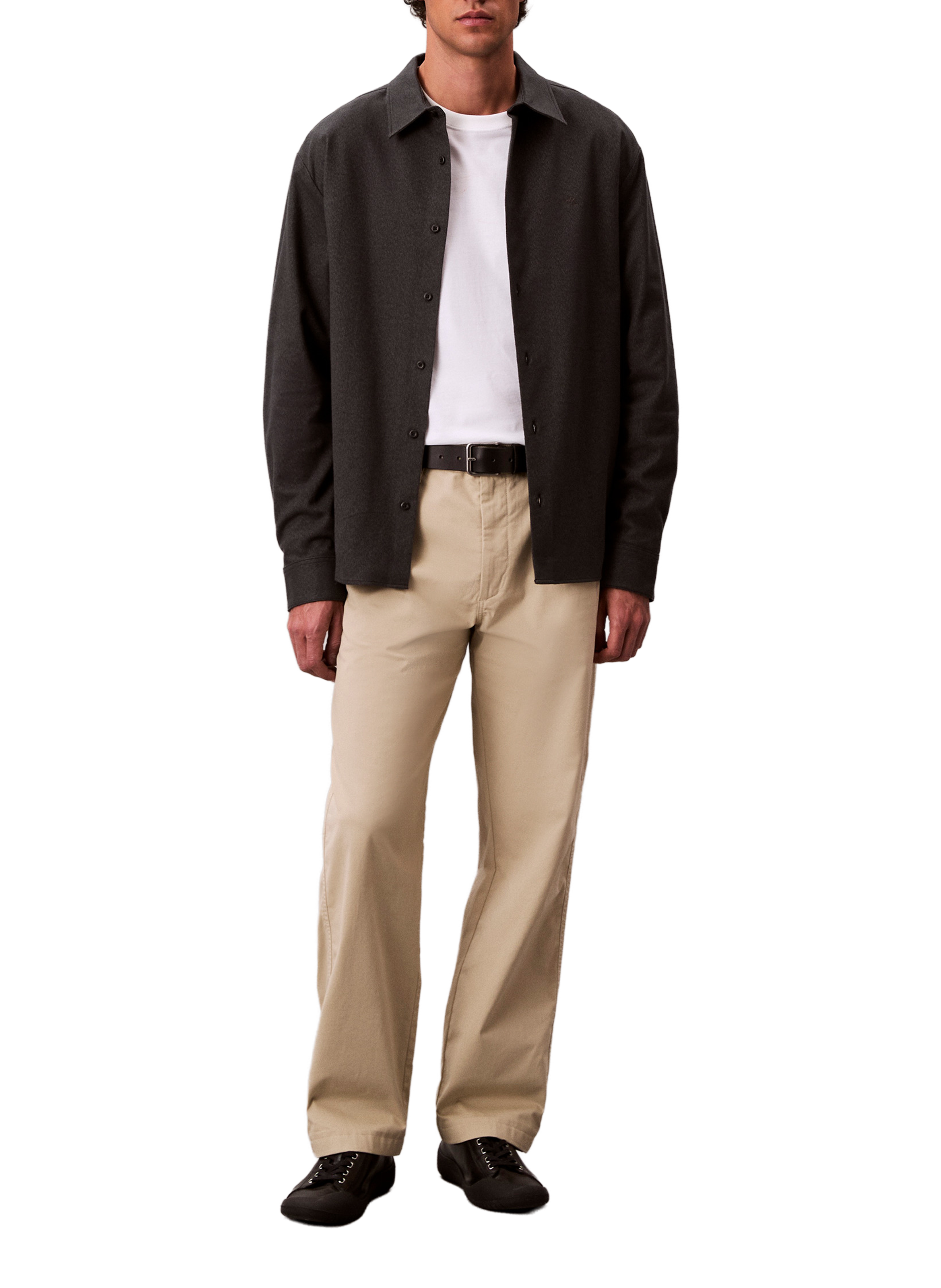 CALVIN KLEIN Pantalon chino droit Beige