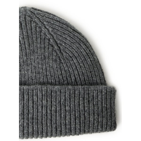 Mackie Beanie En Laine Et Angora In Gray