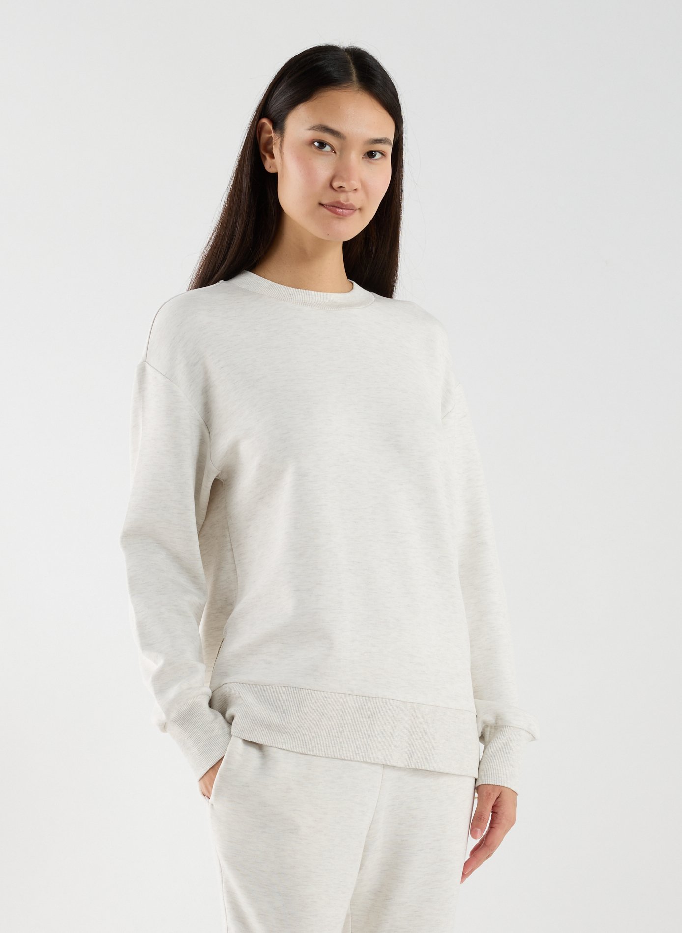 Round neck sweatshirt VARLEY Beige