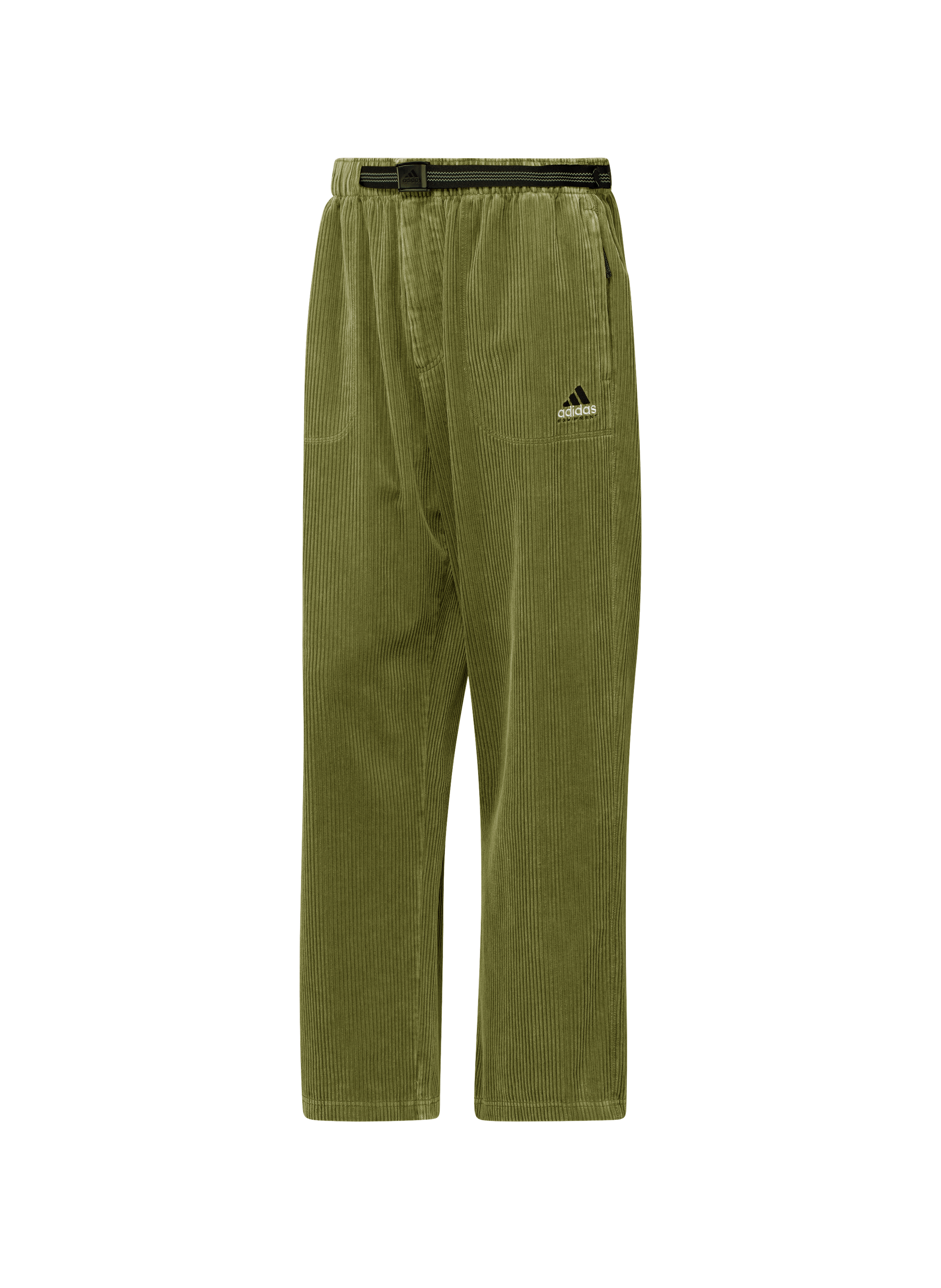 Corduroy trousers ADIDAS Green