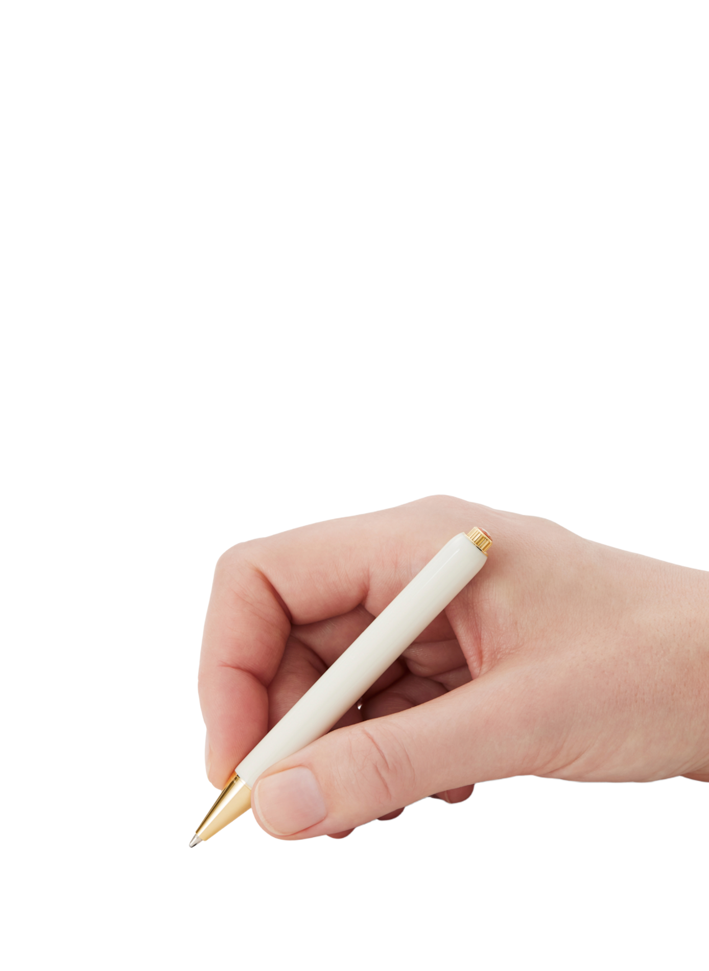 Precious lacquer ballpoint pen MONTBLANC White