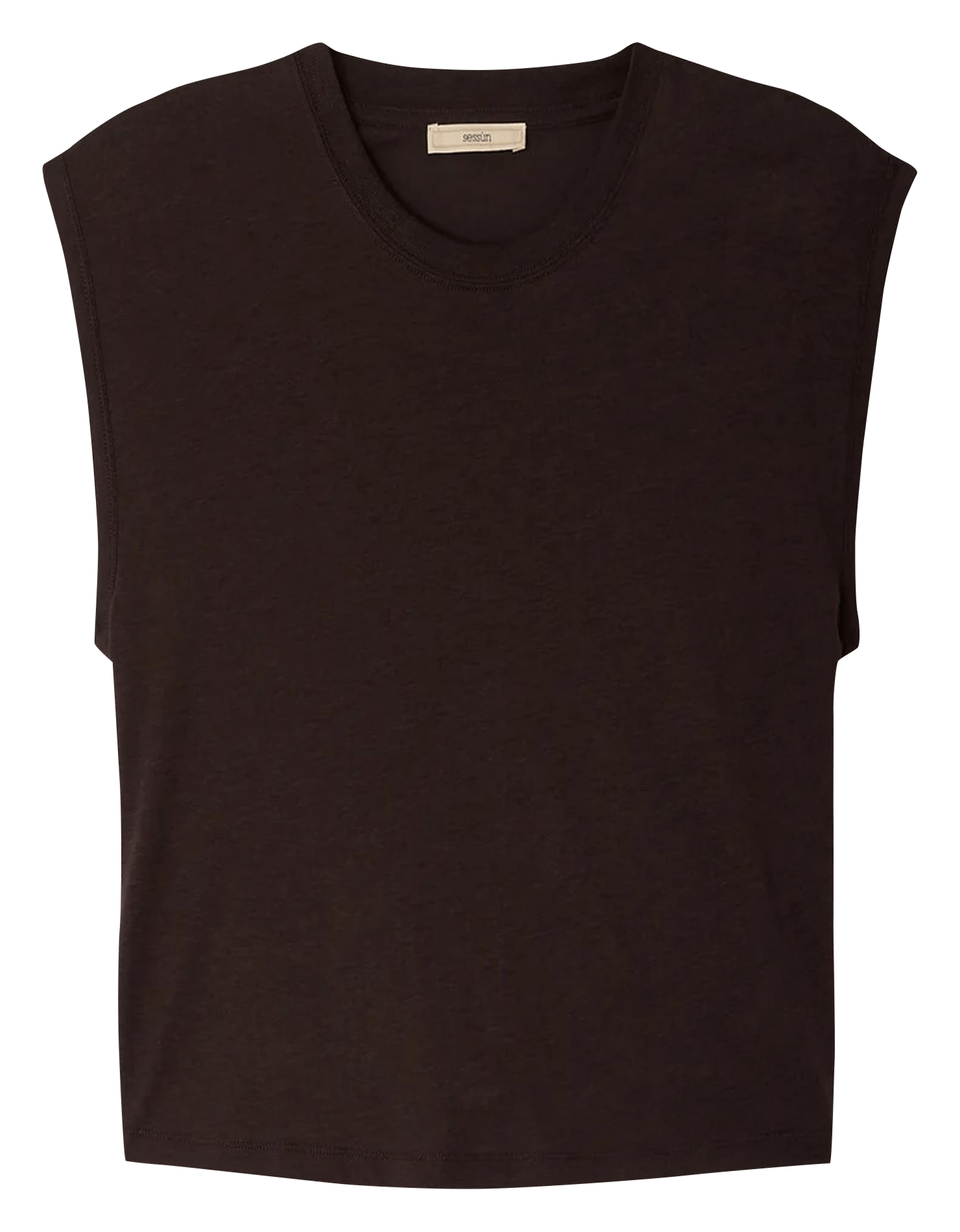 Tee-shirt ample col rond deedoo SESSUN Marron