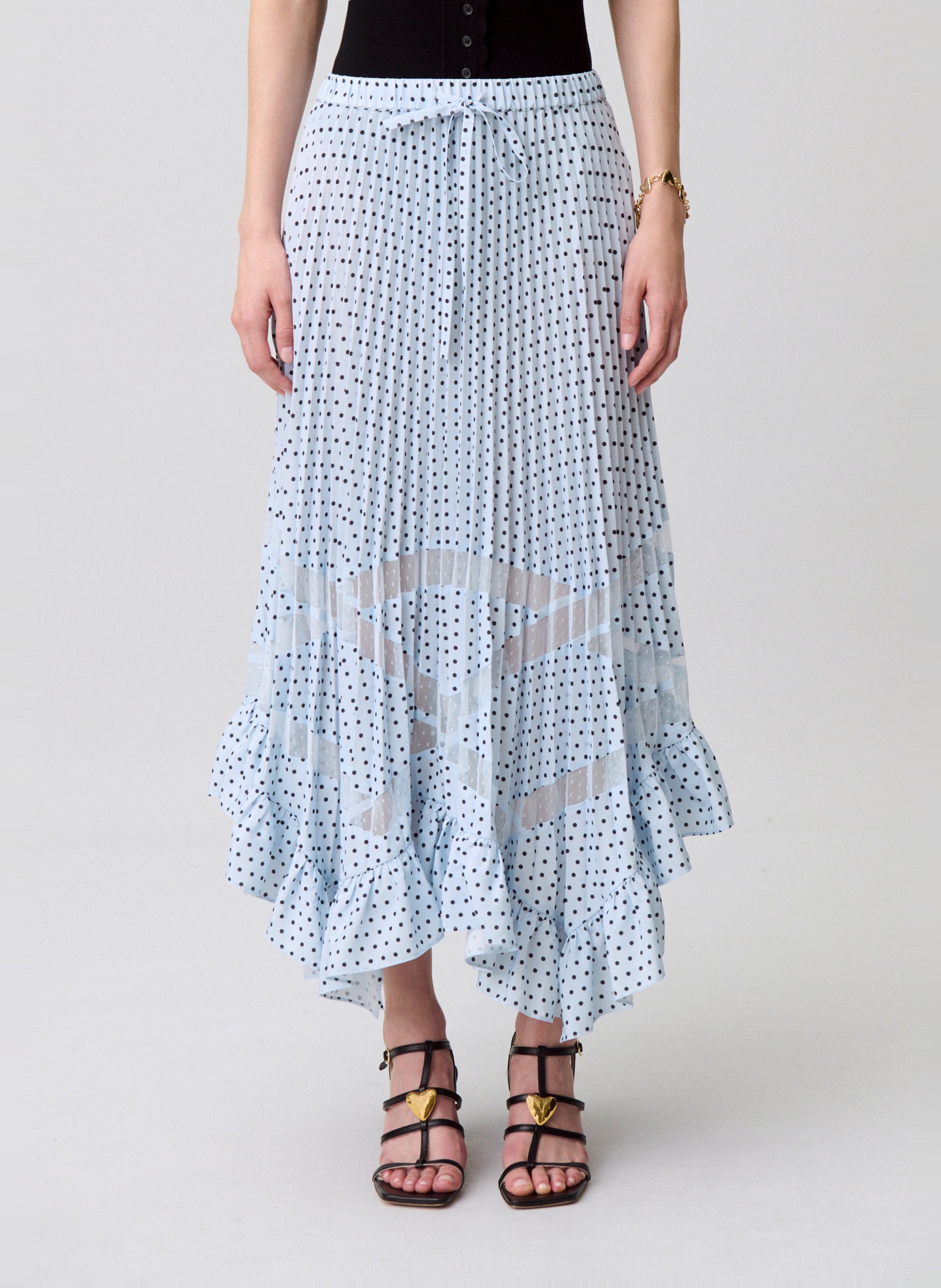 Jupe midi imprimée CLAUDIE PIERLOT Multicolore