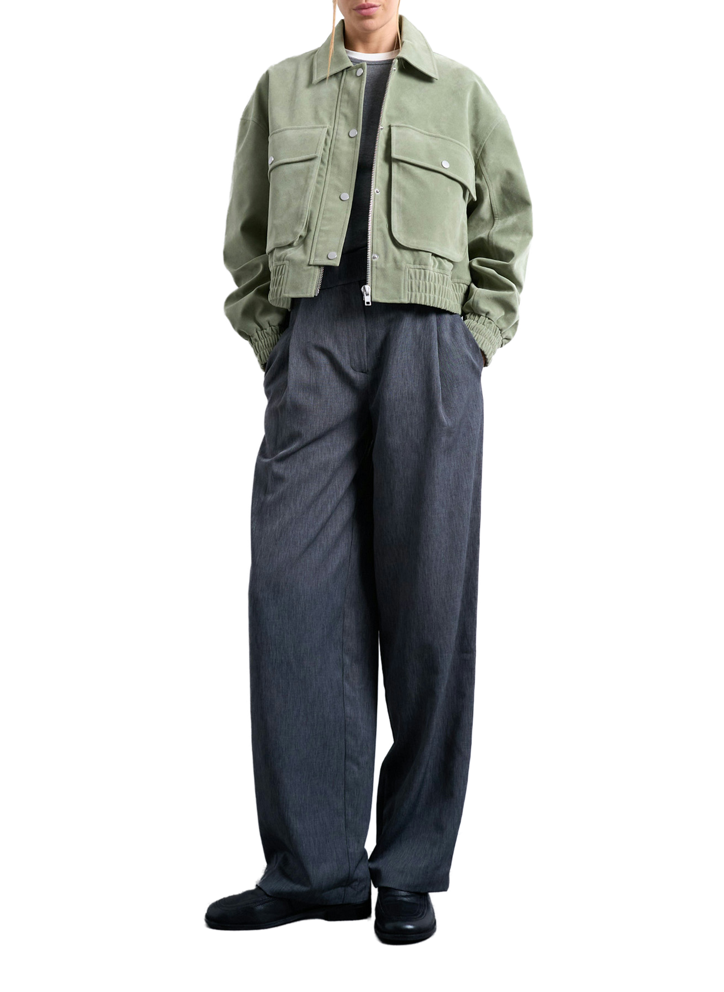 Veste d'exterieur courte TOPSHOP Vert