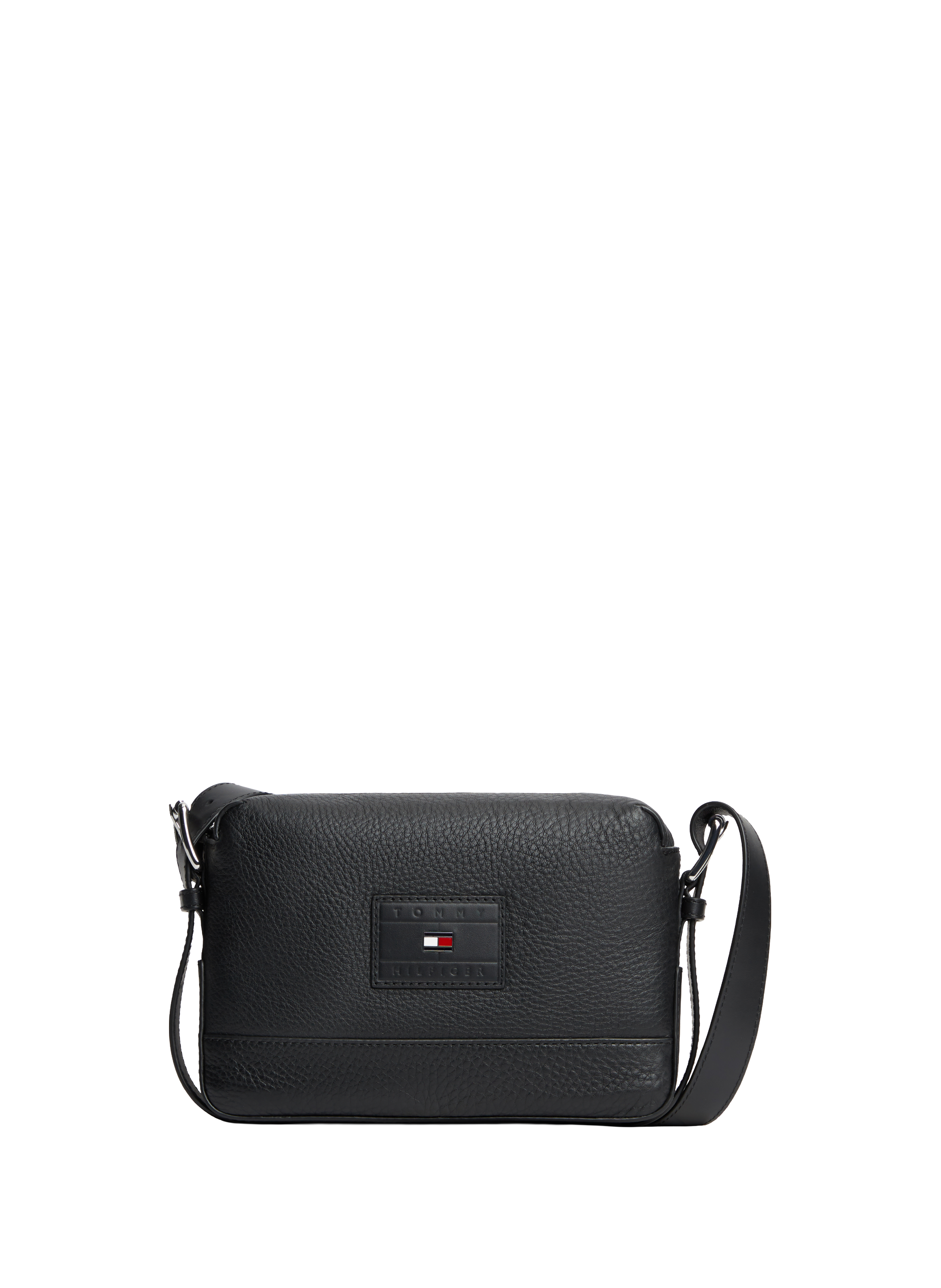 Leather Shoulder bag TOMMY HILFIGER Black