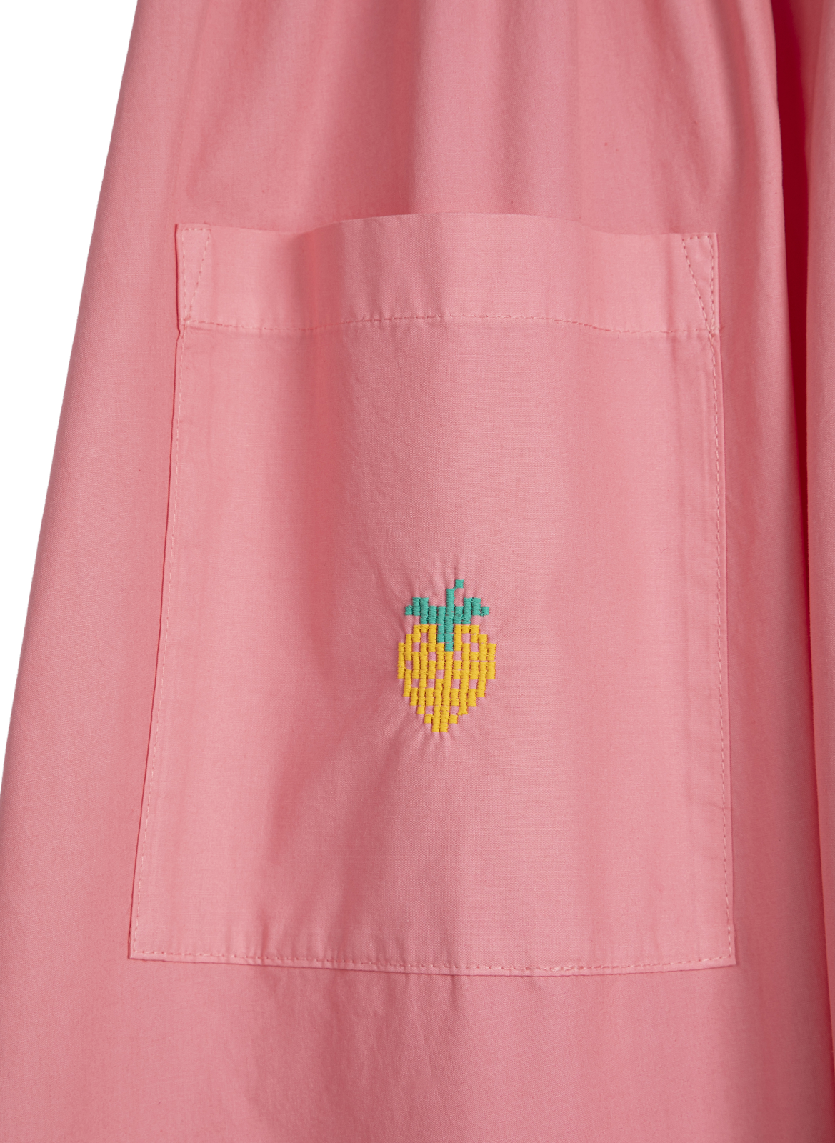 Robe chemise à col V en coton biologique BOBO CHOSES Rose