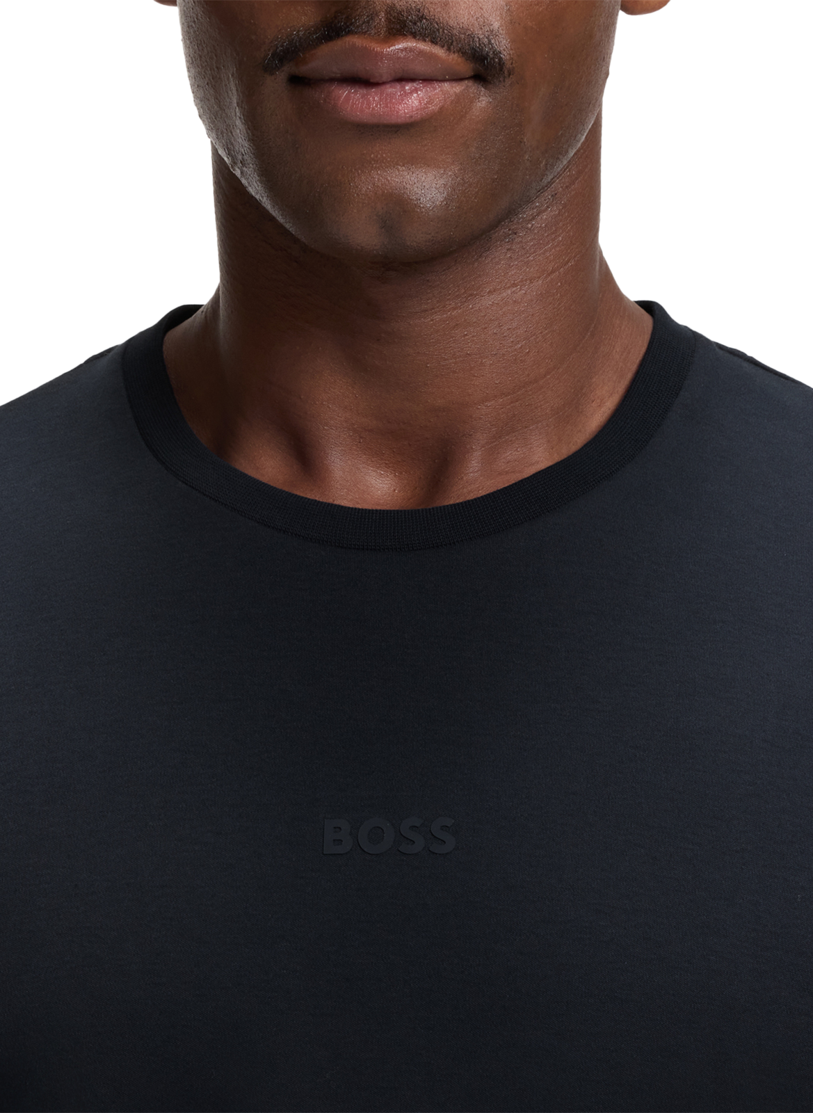 Two-piece cotton pajama set BOSS Blue