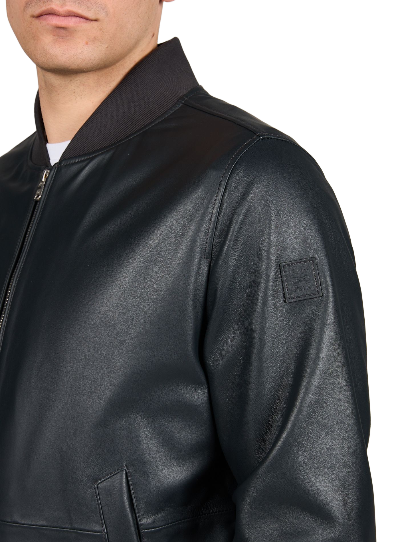 Blouson uni zippé EDEN PARK Bleu