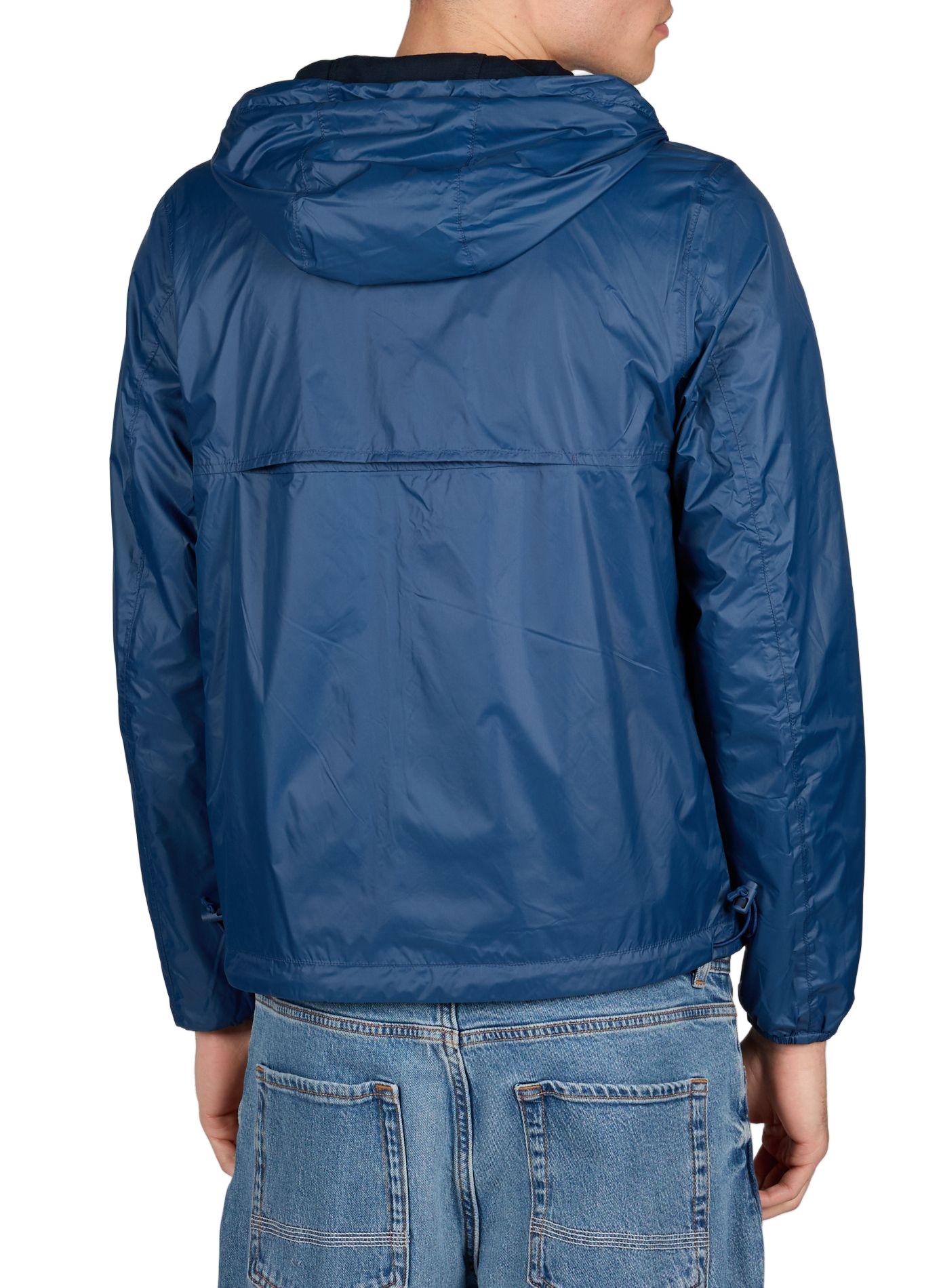 Reversible lightweight cotton jacket K-WAY Blue