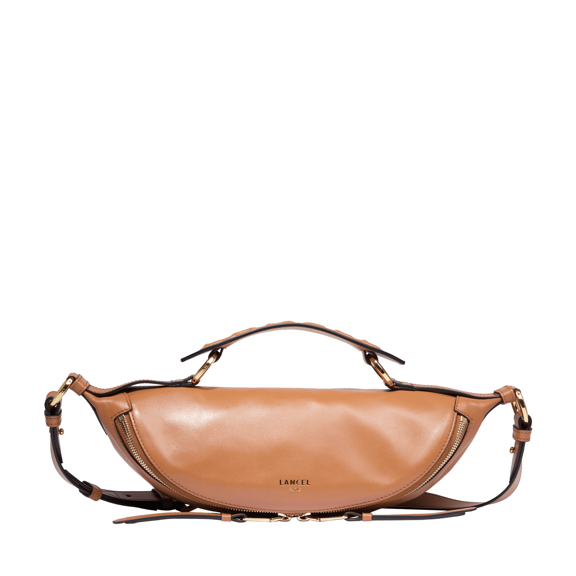 S cross-body bag - Origami de Lancel  Camel