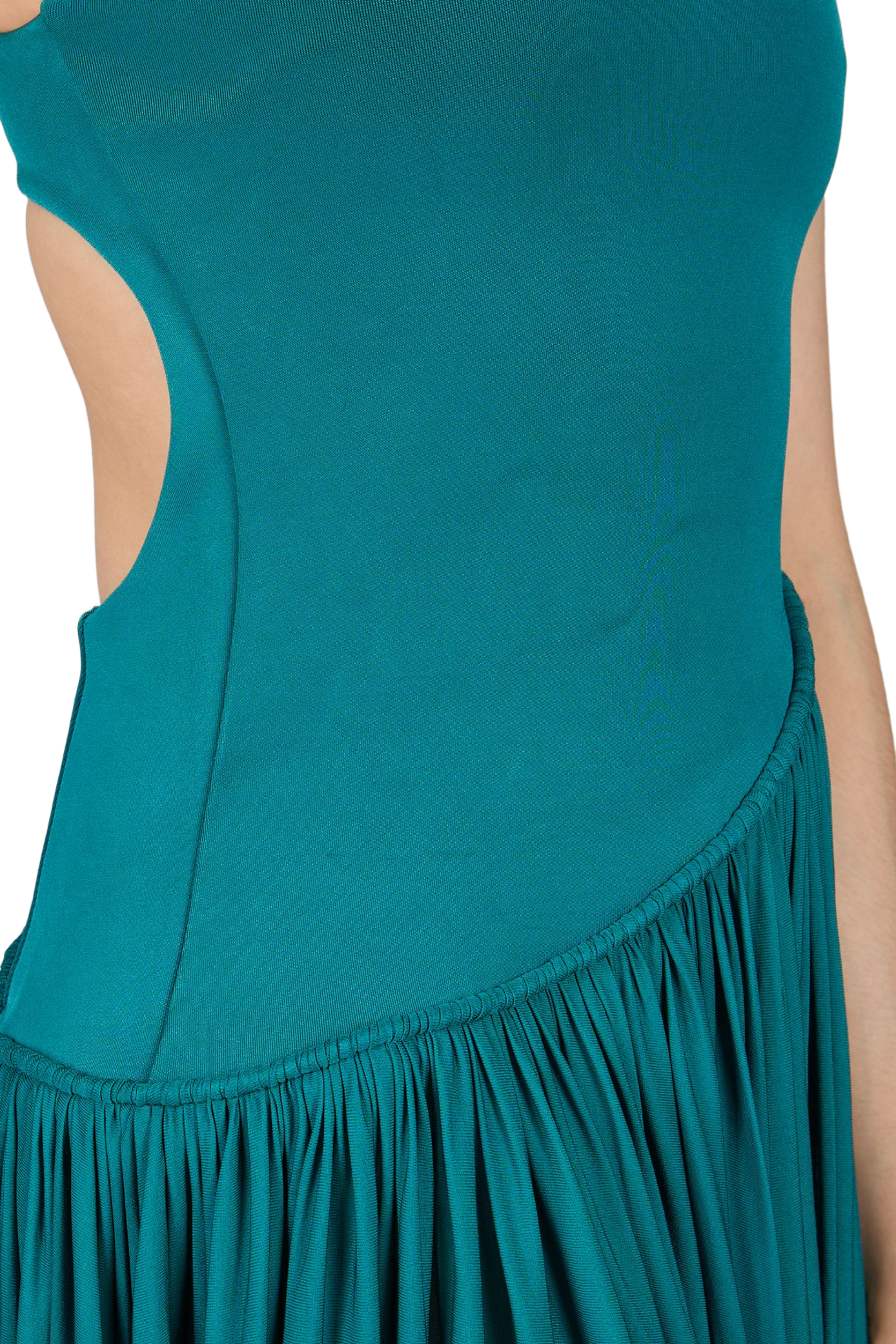 Asymmetrisches ärmelloses Luna-Kleid ZIMMERMANN Blau