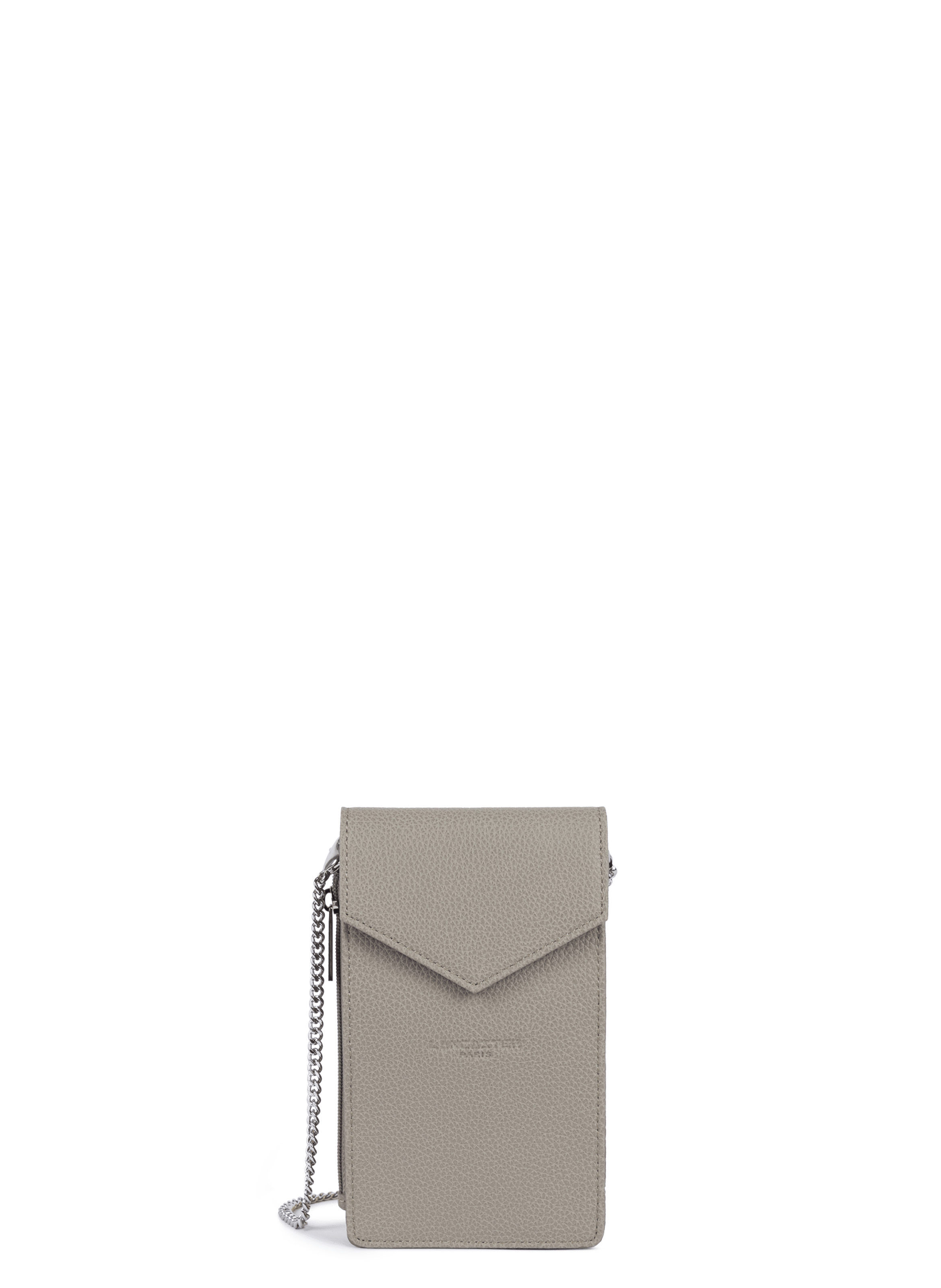 Pochette smartphone - foulonné pm LANCASTER Gris