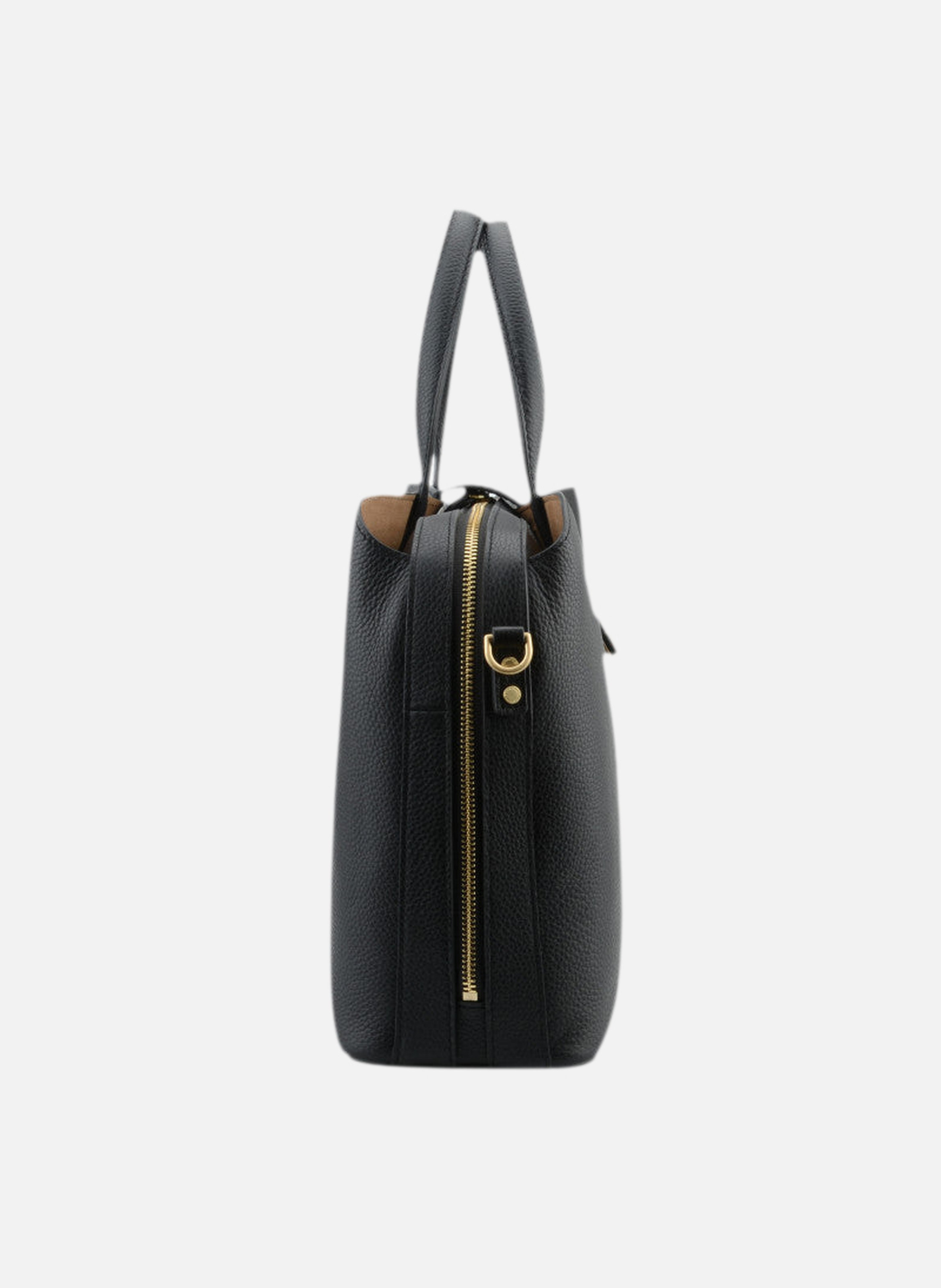 Cavalcade | sac à main mm en cuir de vachette POURCHET Noir