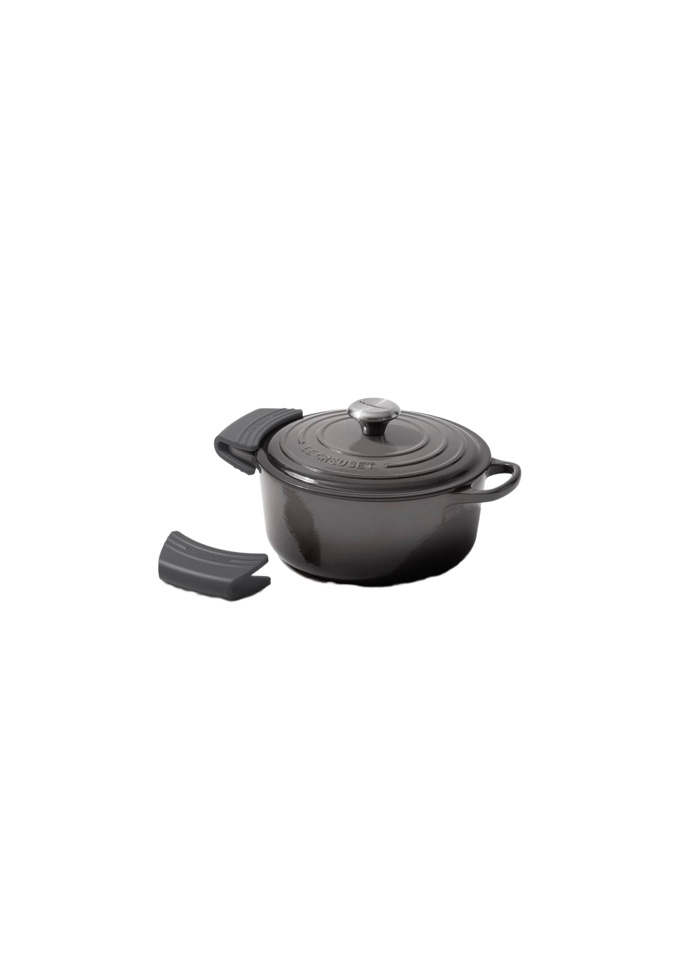 Set aus 2 Topflappen LE CREUSET Grau