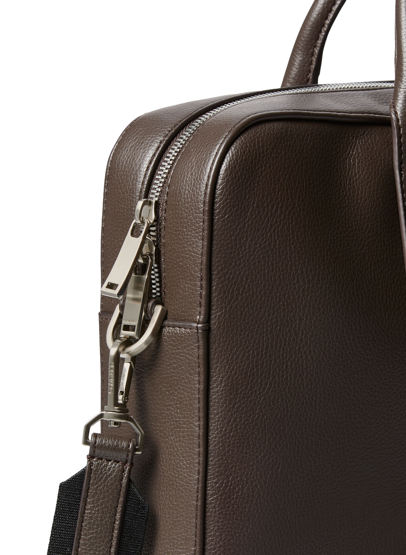 Computer bag with shoulder strap CALVIN KLEIN Brown