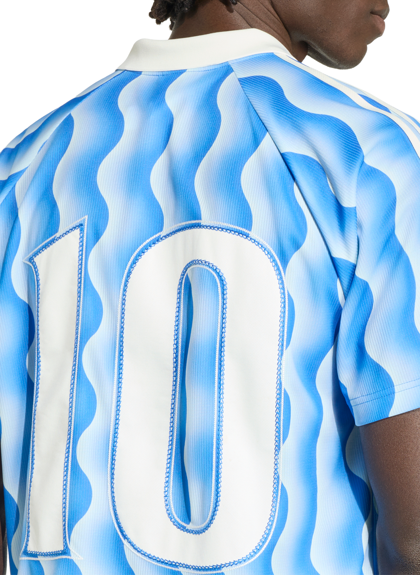 Maillot de sport à imprimé ADIDAS Bleu