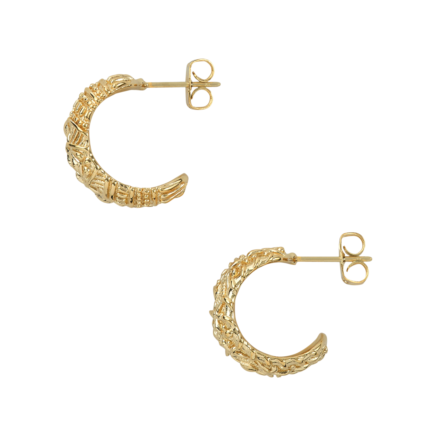 Boucles d'oreille sheldon BA&SH Doré