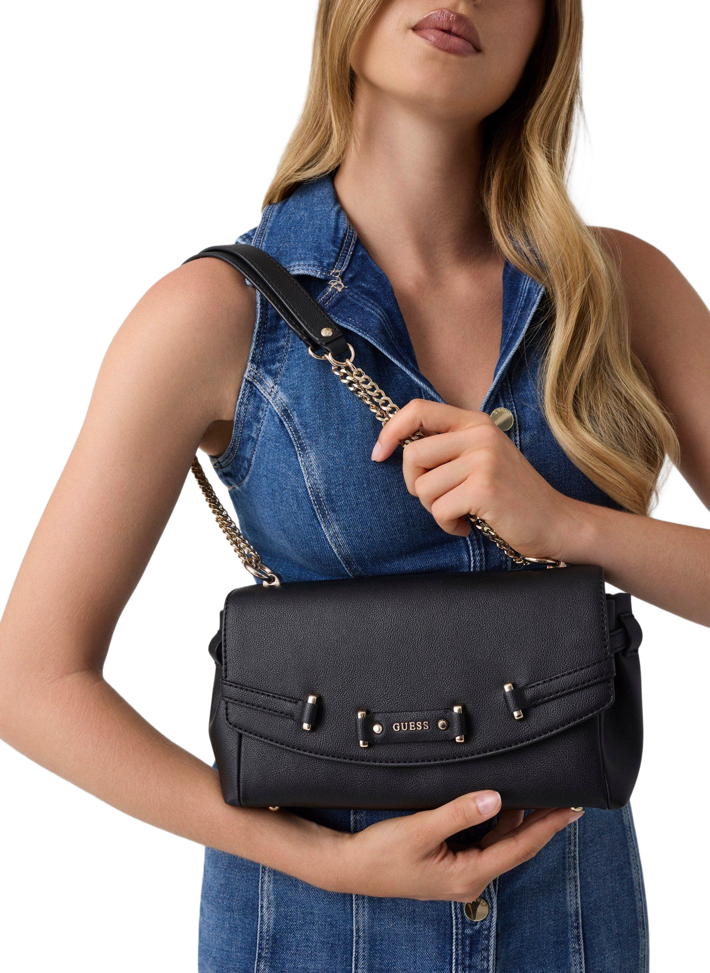 Bolso bandolera GUESS Negro