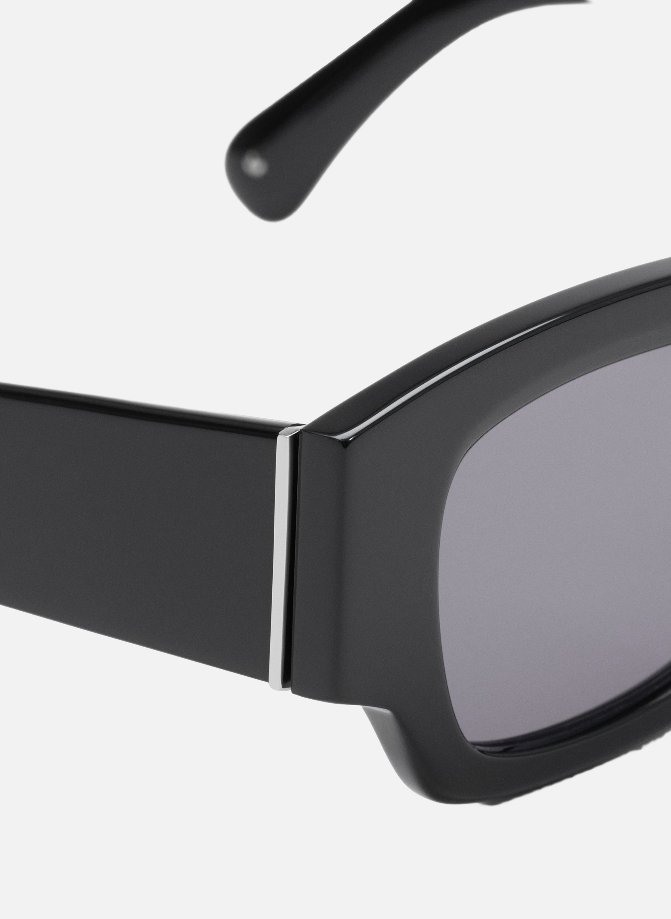Lunettes de soleil 75001 en acétate unisexes AMI PARIS Noir