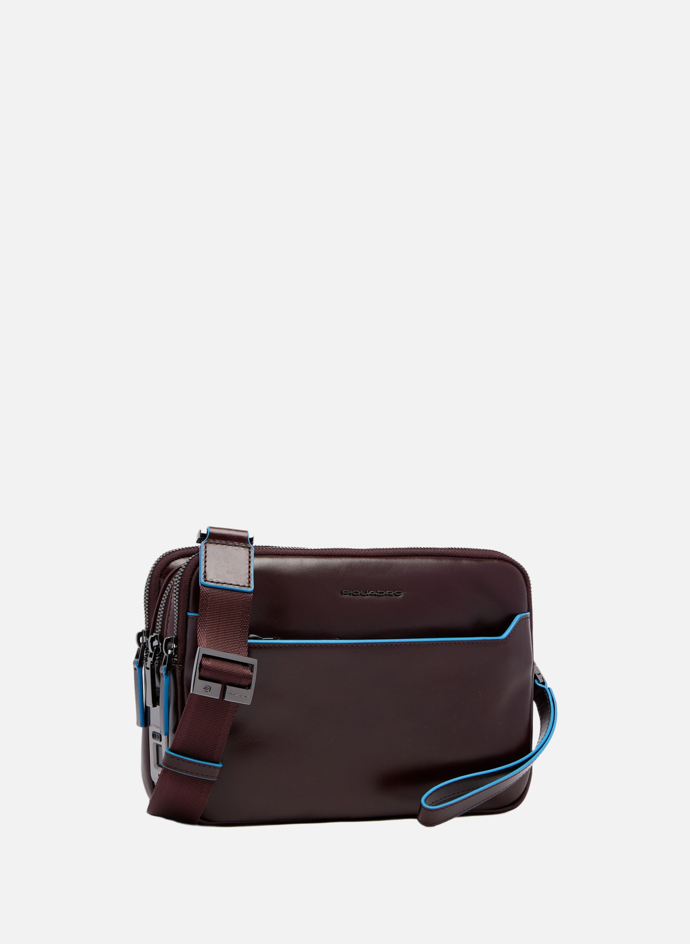 Handtas met vingerafdrukslot PIQUADRO Bruin