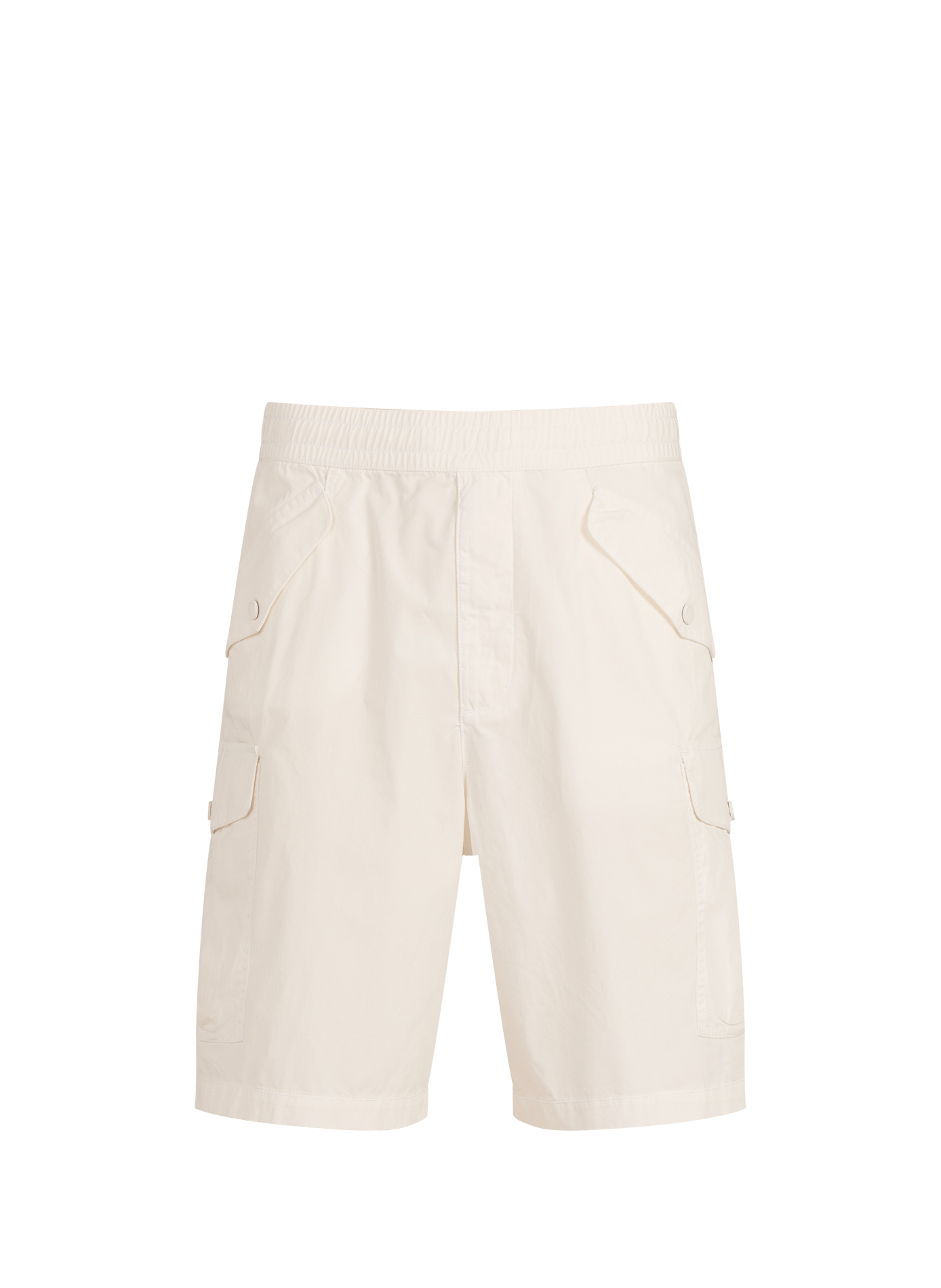 Straight cotton poplin shorts ARMANI EXCHANGE White