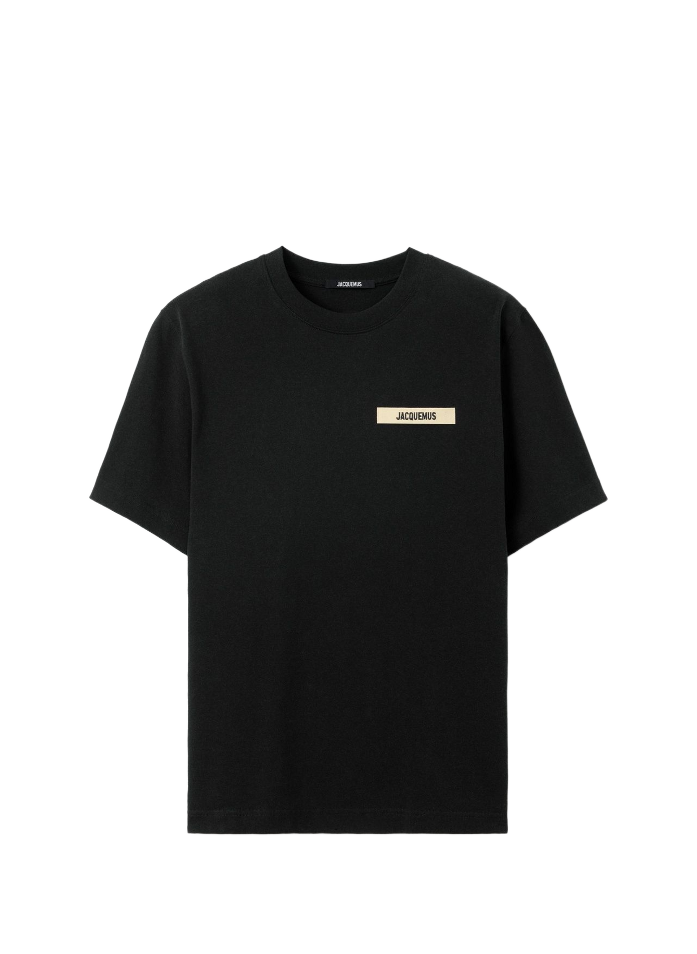 Rechte katoenen T-shirt JACQUEMUS Zwart