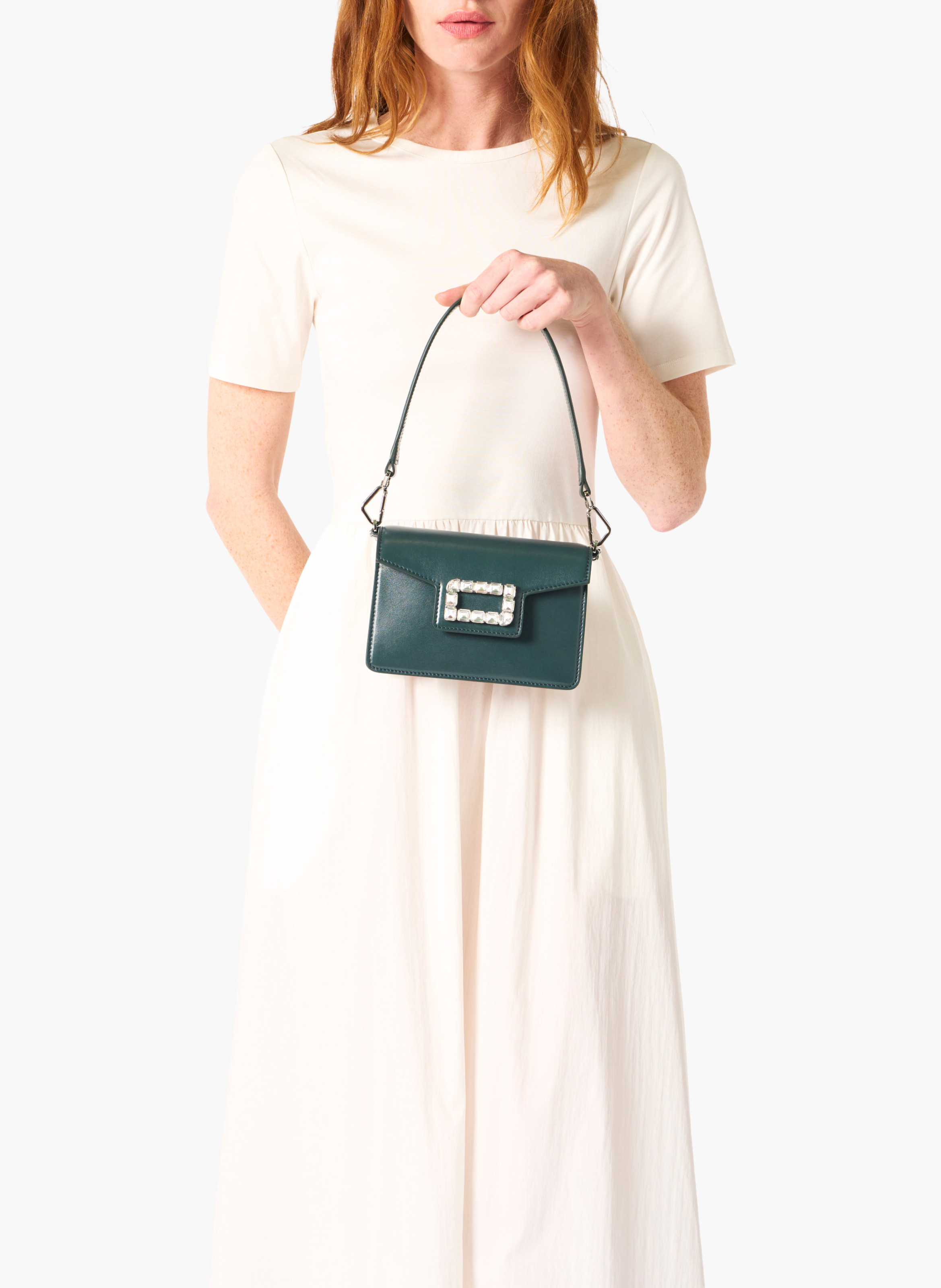 Mini sac rabat angèle de lancel en cuir LANCEL Vert