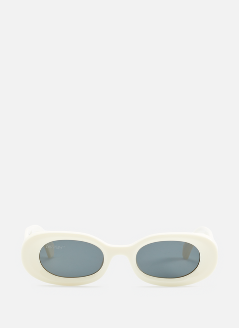 Ovale Sonnenbrille WeißOFF-WHITE 