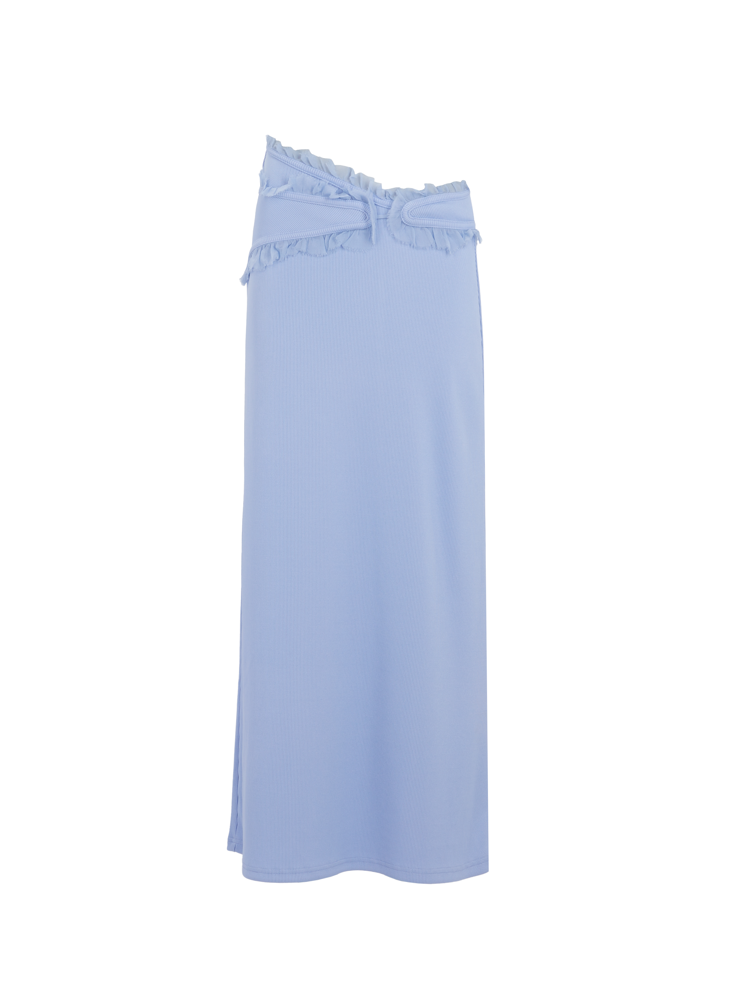 Jupe midi côtelé CHRISTOPHER ESBER Bleu