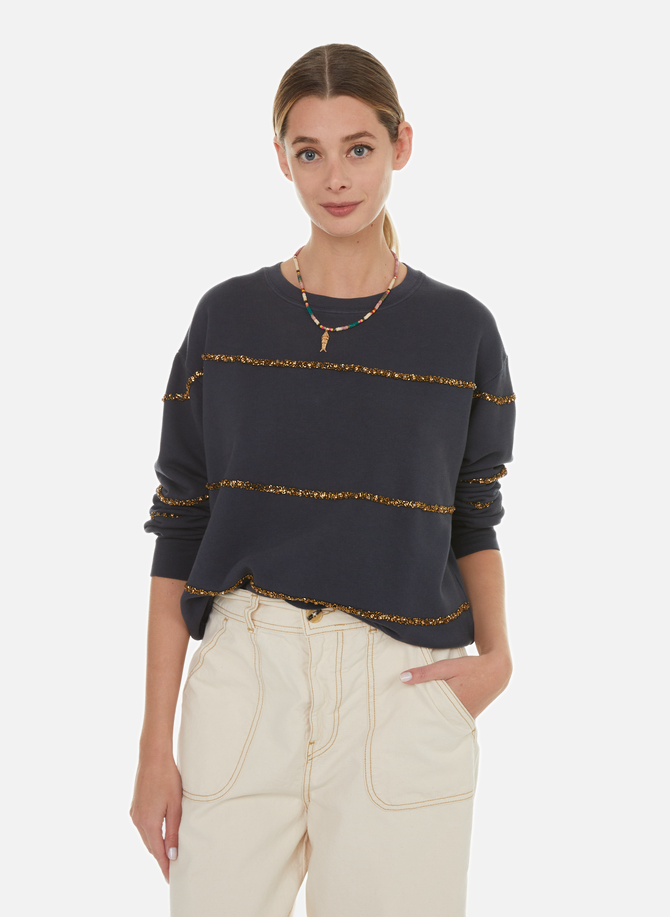 LEON & HARPER patterned sweatshirt