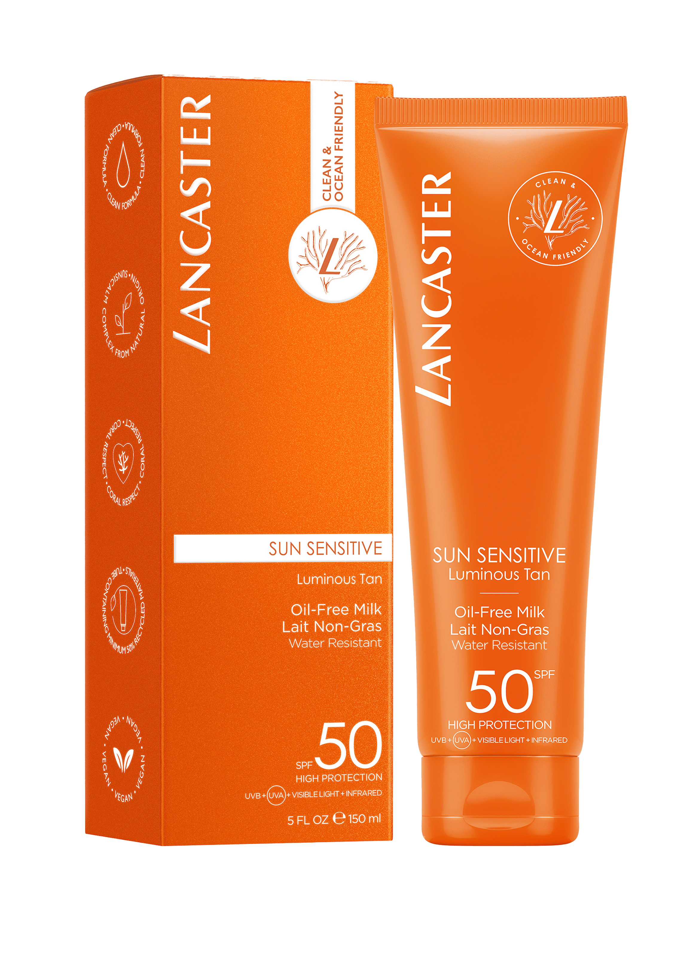 Sun Sensitive Luminous Tan - Body sunscreen lotion SPF50 LANCASTER No color